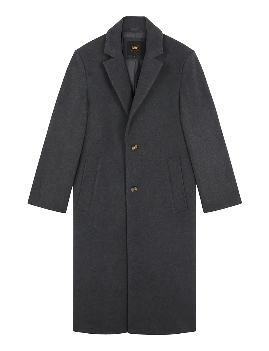 Lee Jeans - LONG WOOL CAR COAT - heather grey - 1