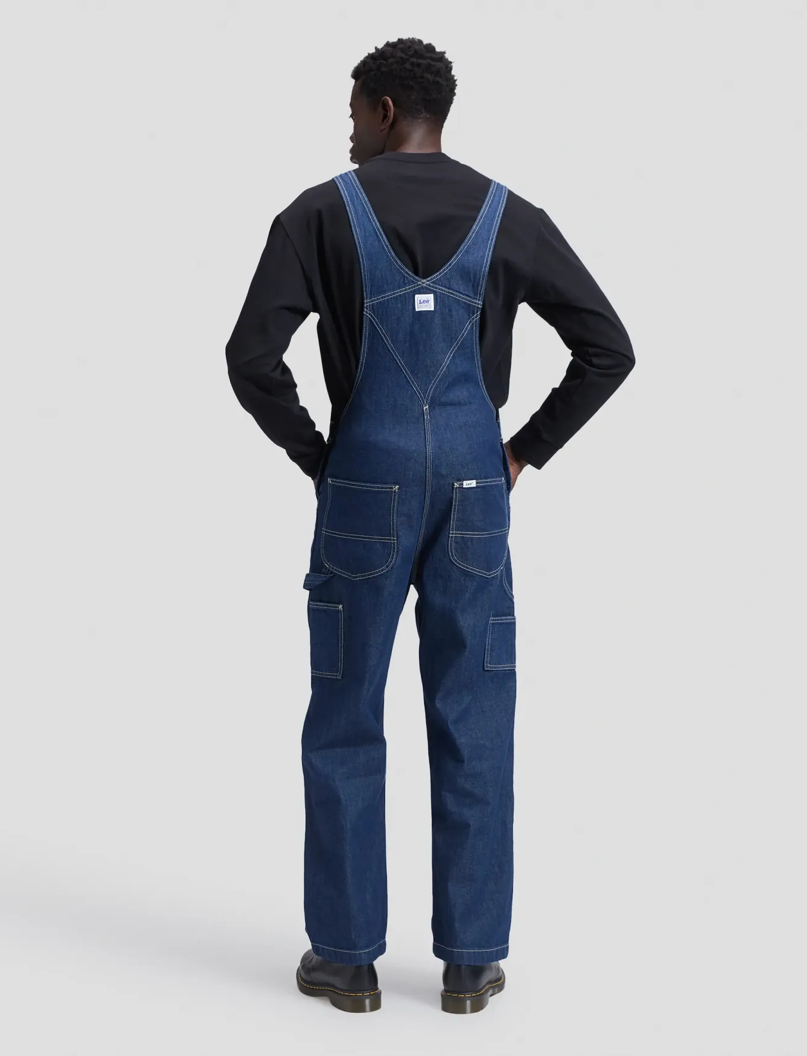 Lee Jeans - LEE BIB - regular jeans - rinse - 4