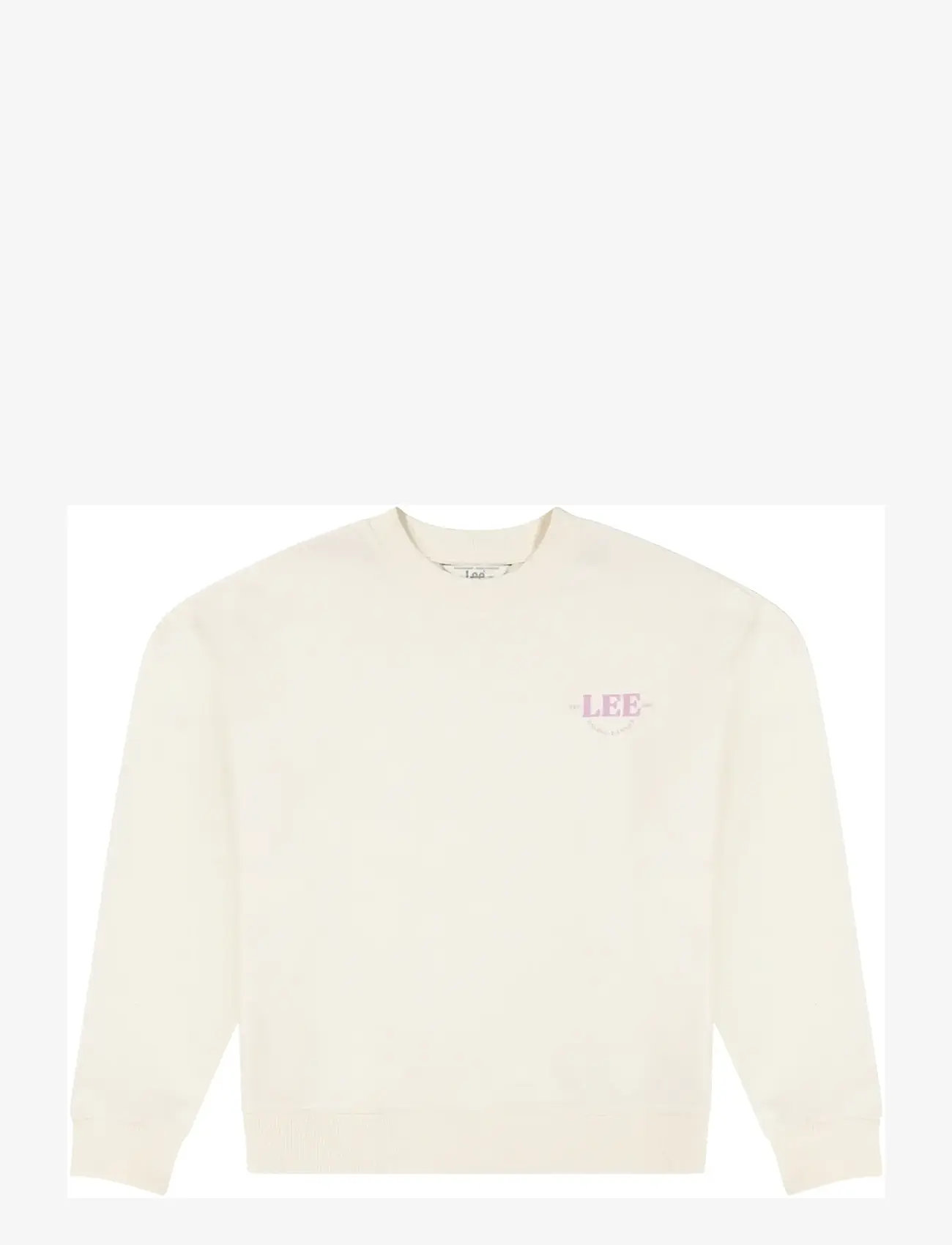 Lee Jeans - LOGO CREW SWS - sweatshirts & hættetrøjer - ecru - 1