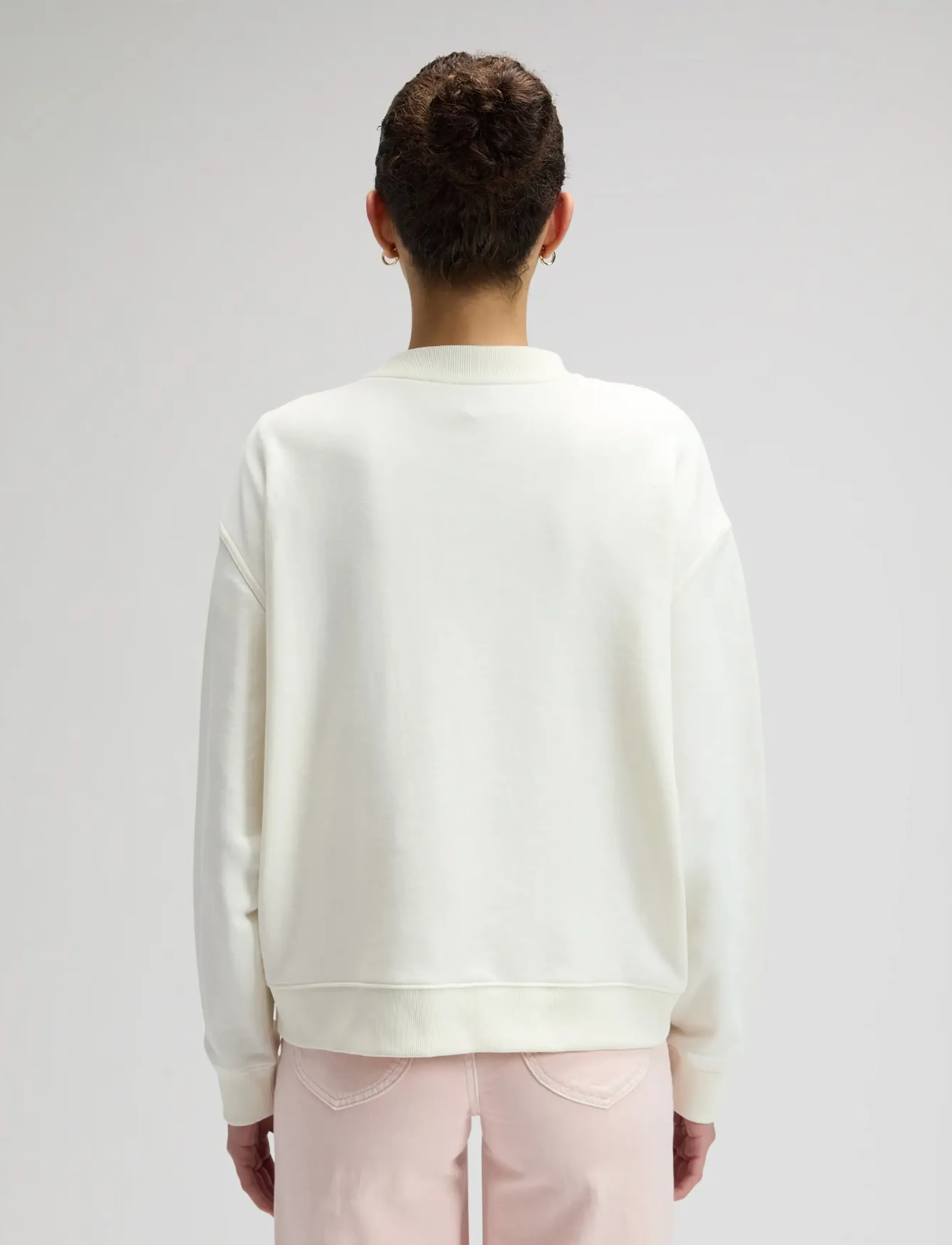 Lee Jeans - LOGO CREW SWS - sweatshirts - ecru - 2