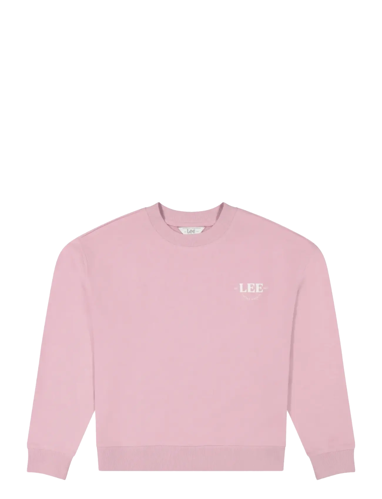 LEE JEANS Logo Crew Sws Pink - Lx00 - Damen