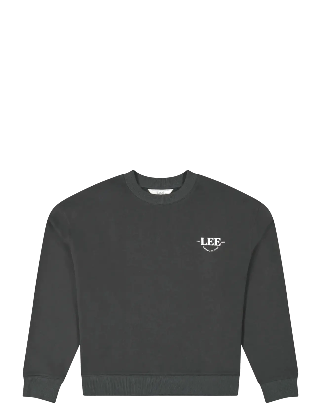 LEE JEANS Logo Crew Sws Grau - XLx00 - Damen