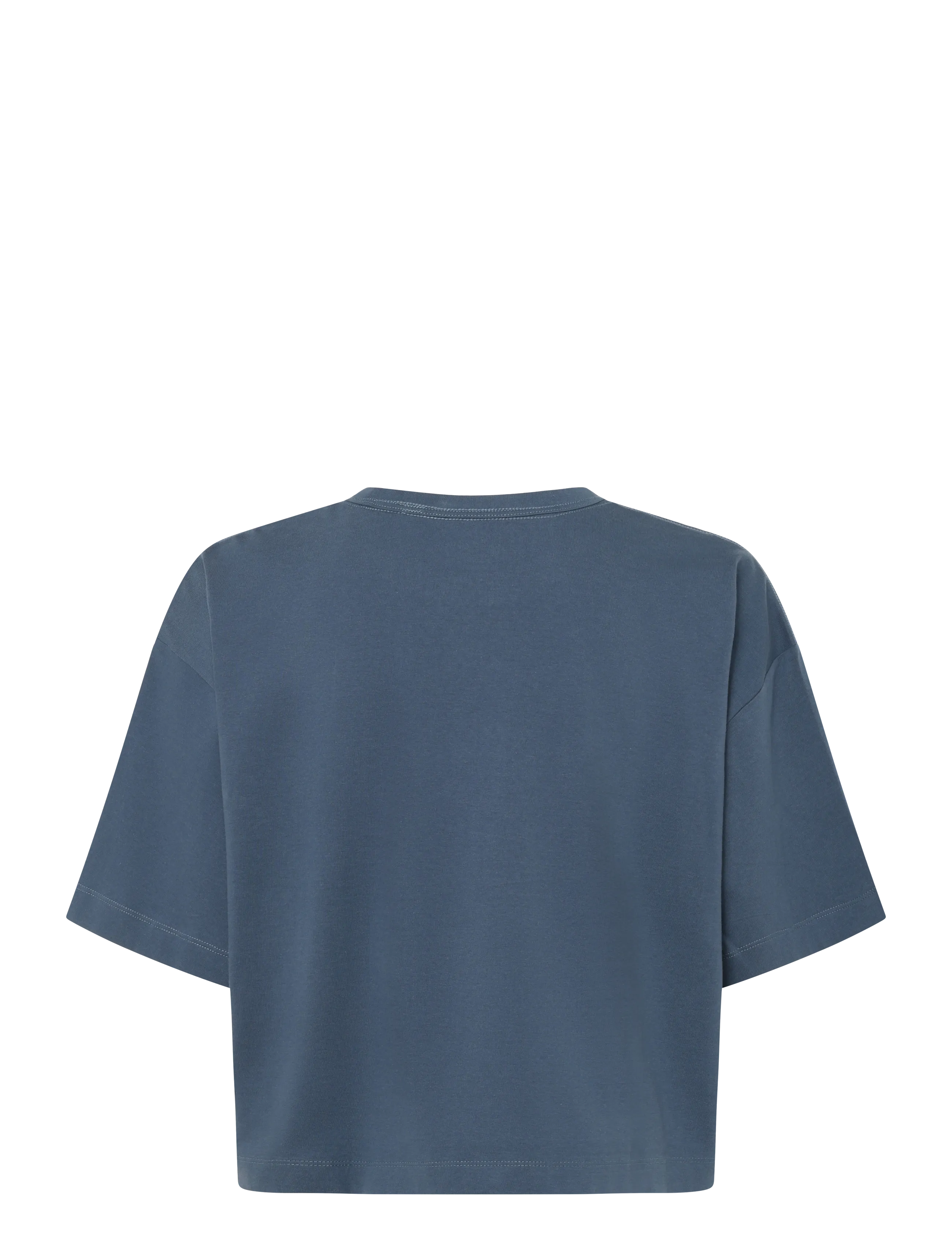 Lee Jeans - SS CROPPED TEE - efterårstøj - academy blue - 2