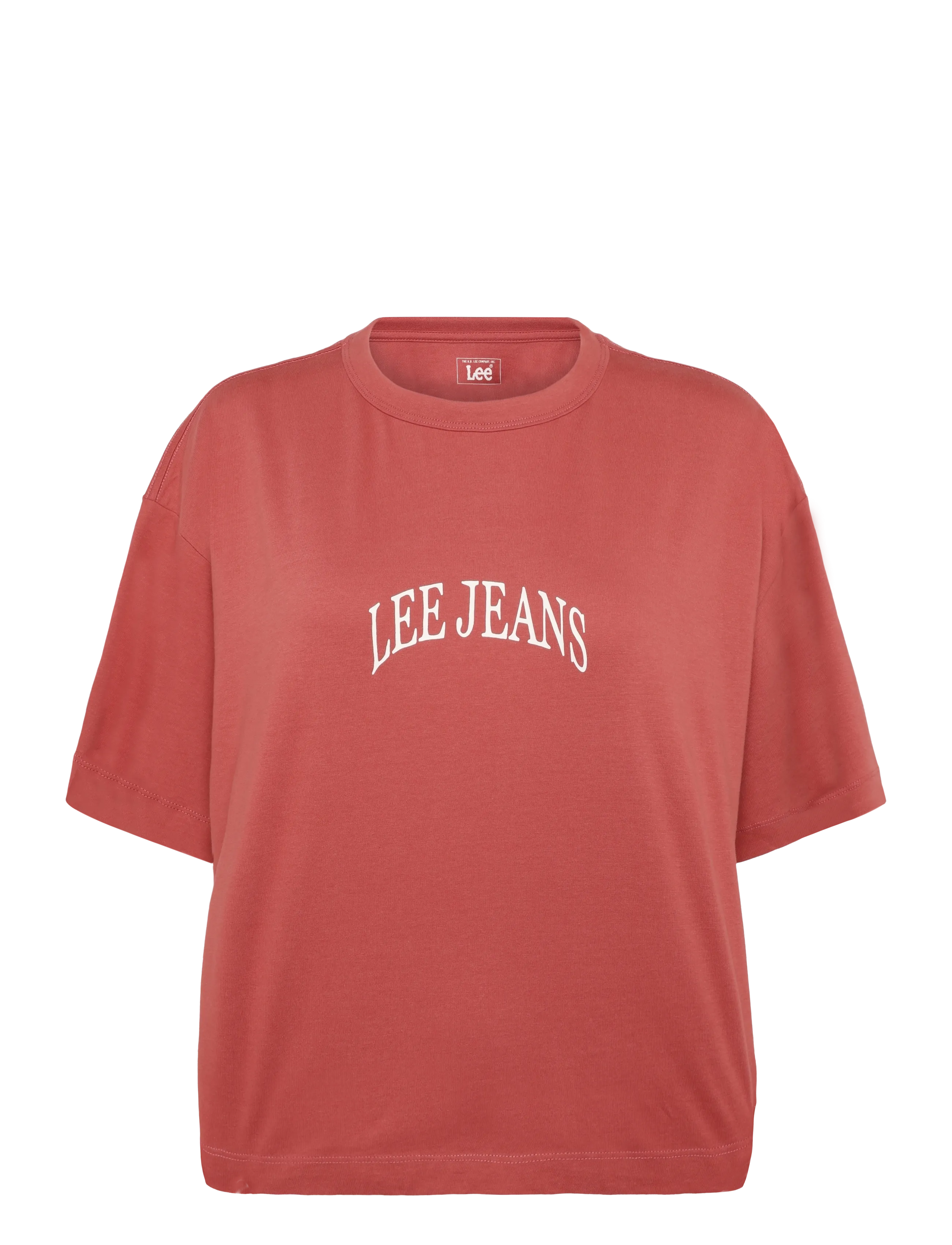 Lee Jeans SS CROPPED TEE - Riided - COSME PINK / pink/rose