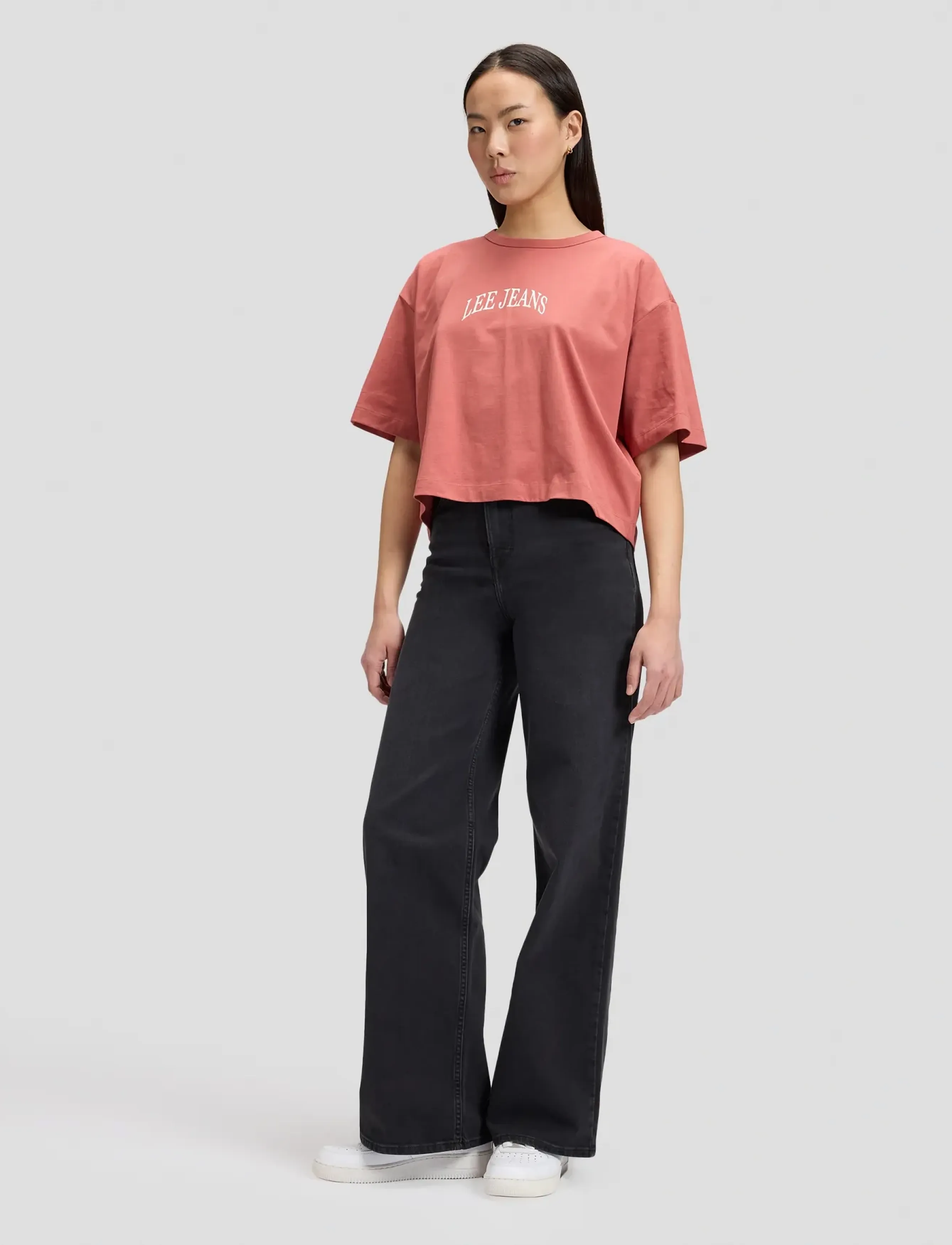 Lee Jeans - SS CROPPED TEE - crop tops - cosme pink - 3