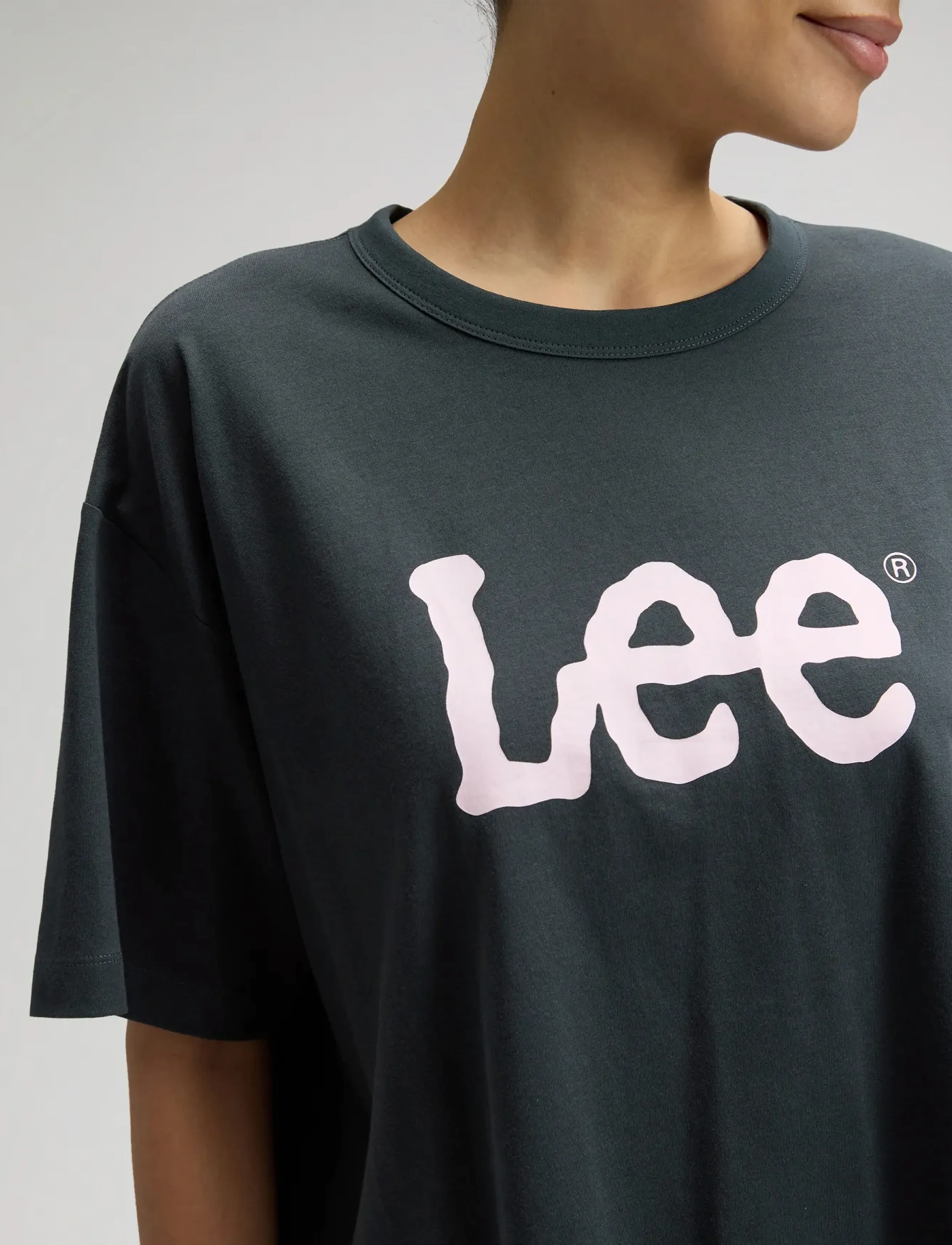 Lee Jeans - SS CROPPED TEE - madalaimad hinnad - washed black - 5