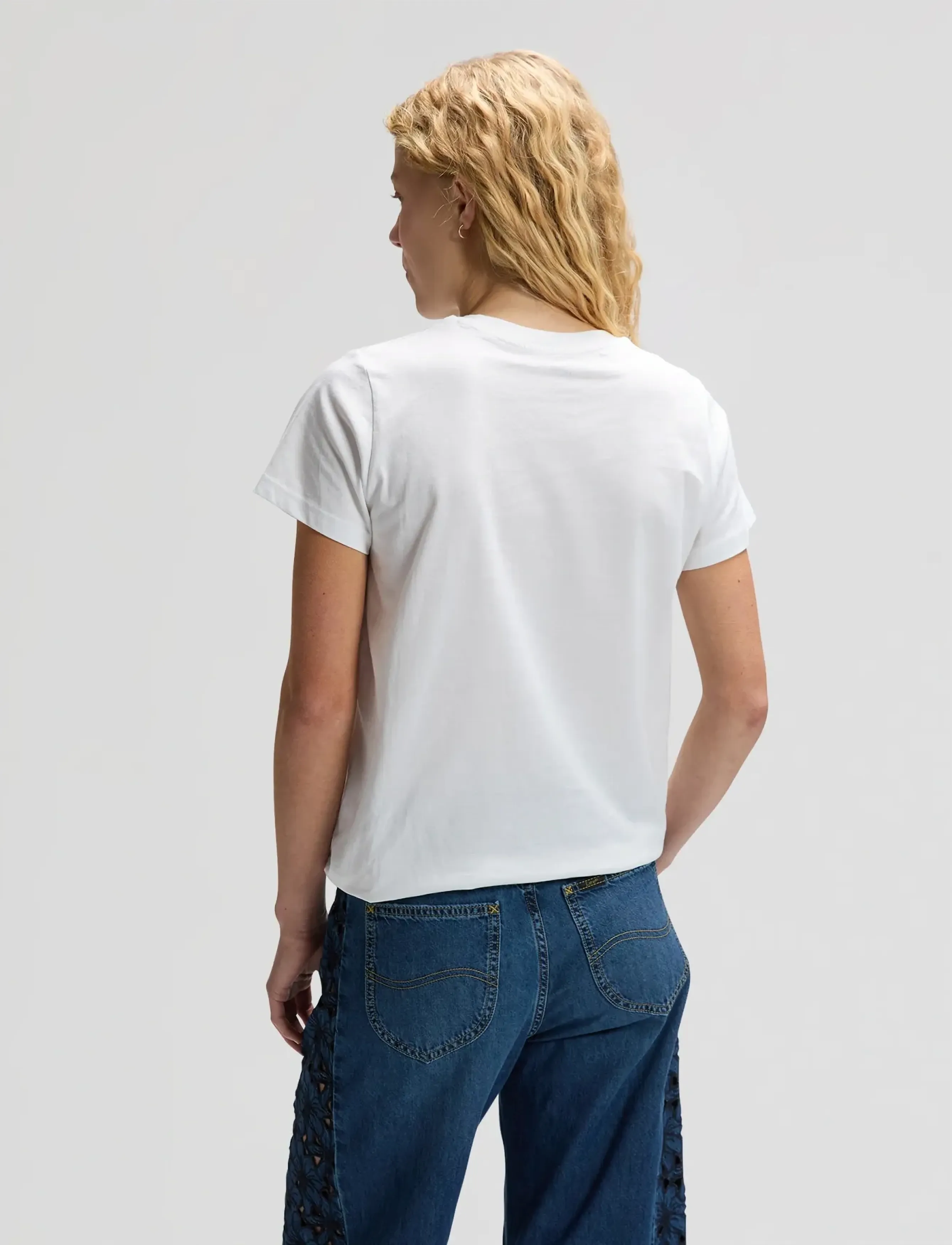 Lee Jeans - LOGO TEE - madalaimad hinnad - bright white - 2