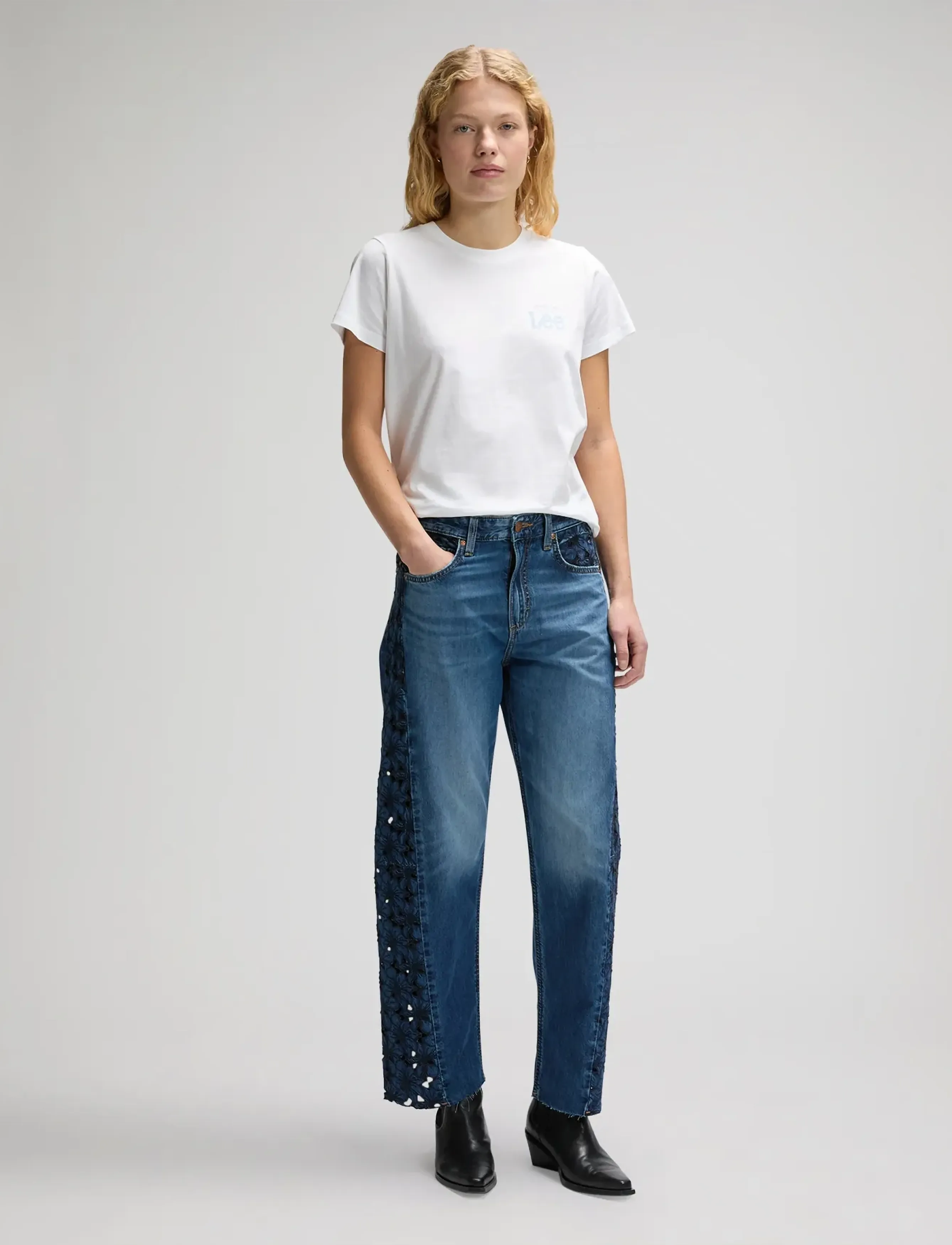 Lee Jeans - LOGO TEE - madalaimad hinnad - bright white - 3