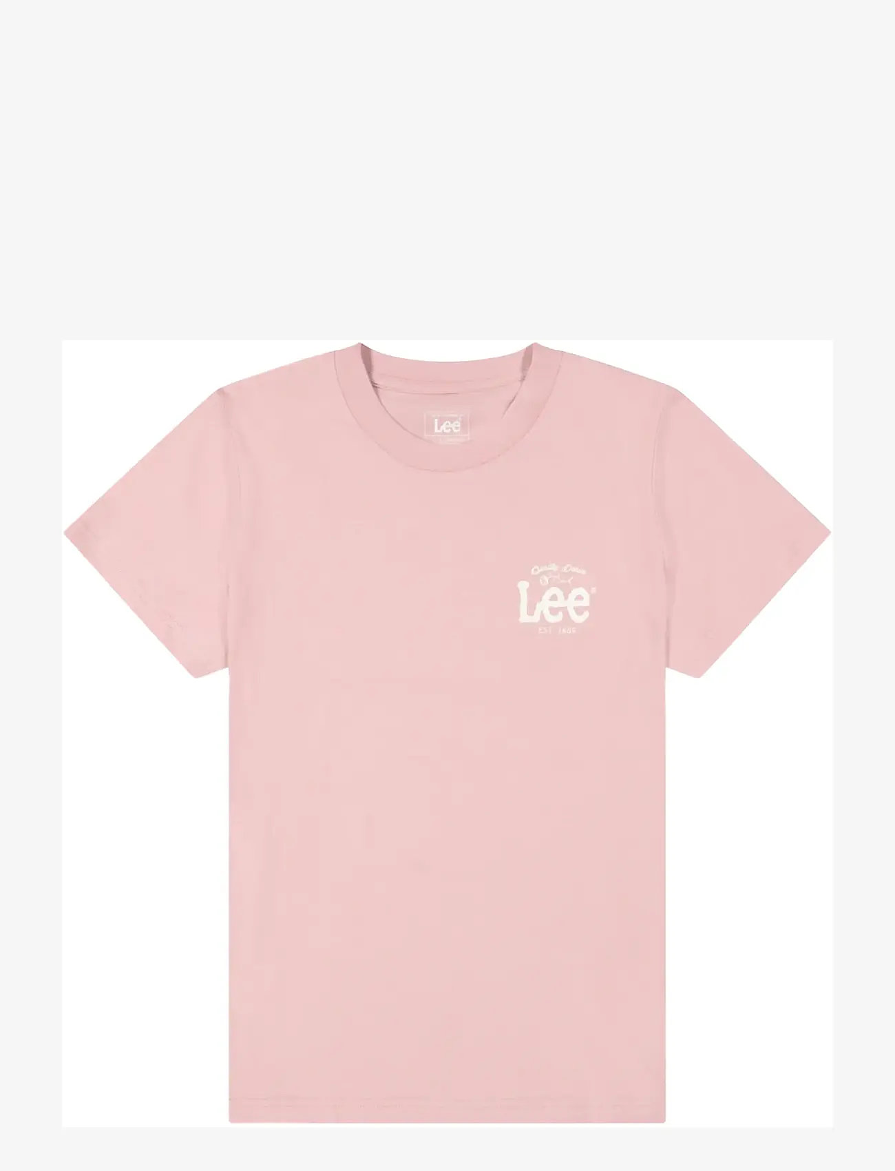 Lee Jeans - LOGO TEE - efterårstøj - soft mauve - 1
