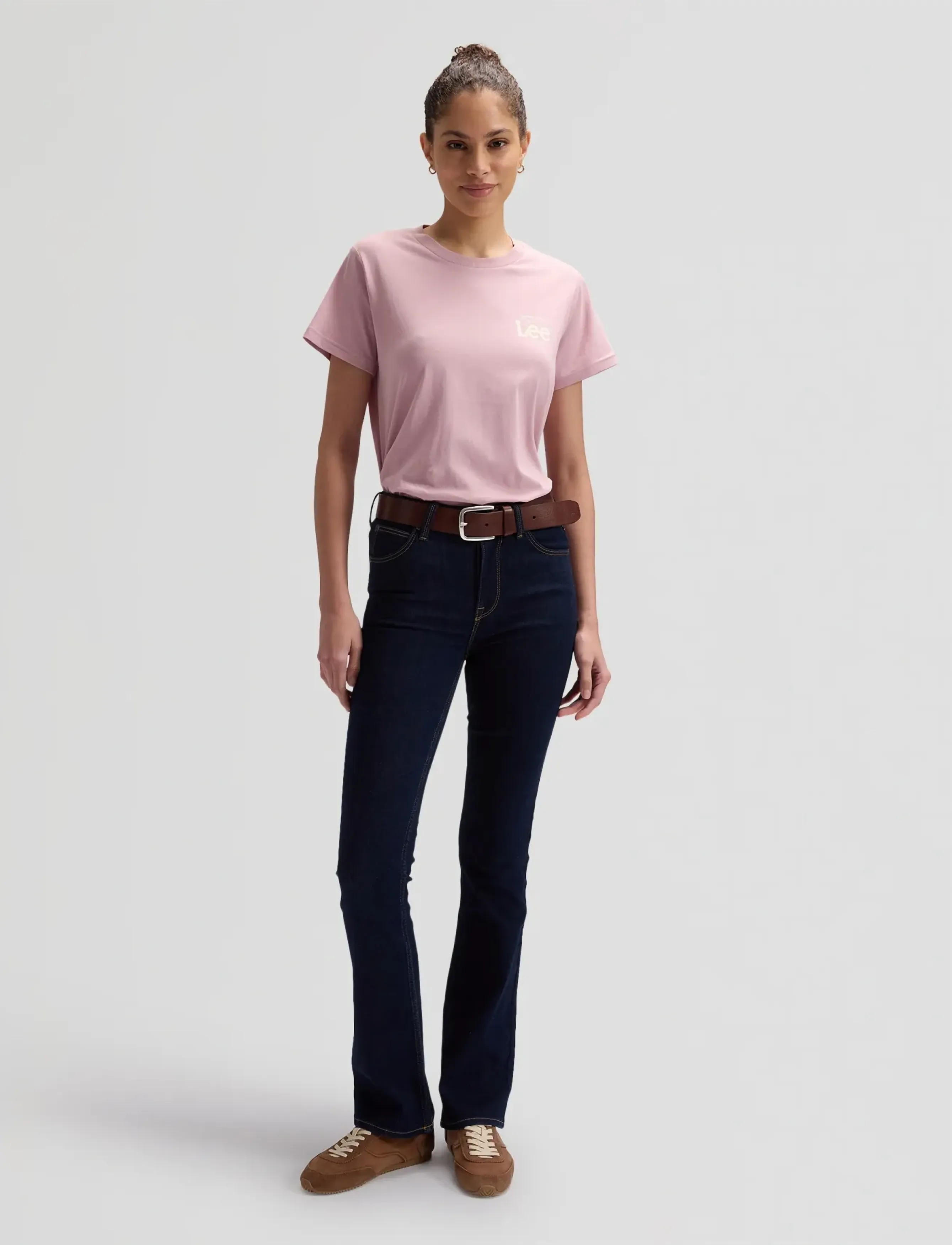 Lee Jeans - LOGO TEE - t-shirts - soft mauve - 3