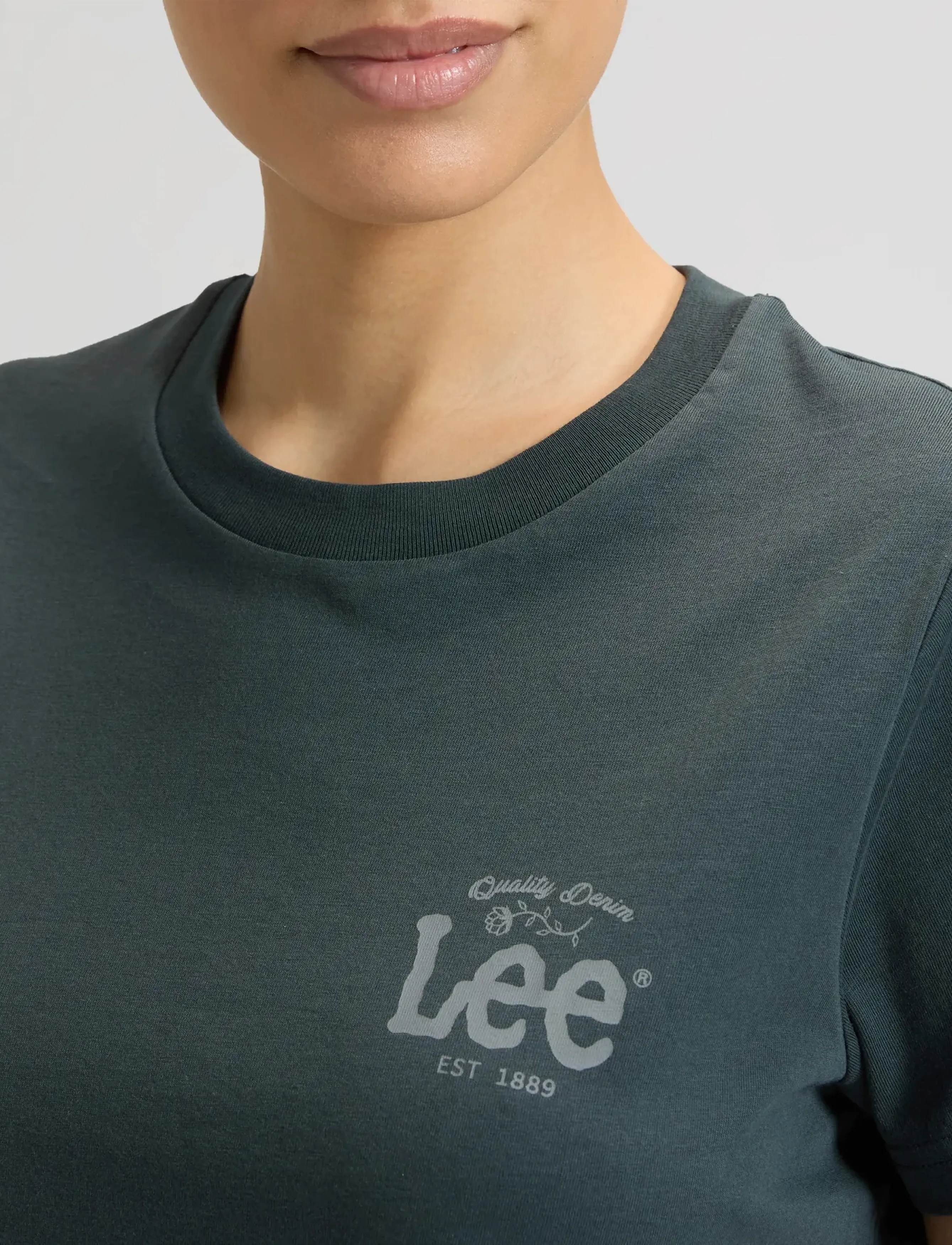Lee Jeans - LOGO TEE - madalaimad hinnad - washed black - 5