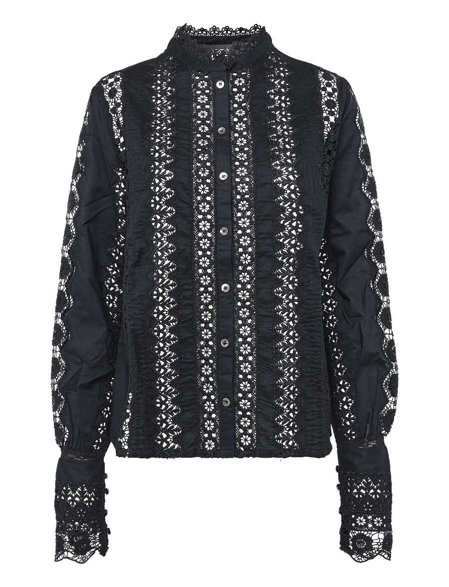Lee Jeans - BOHEMIAN BLOUSE - bluzki z długimi rękawami - black - 1