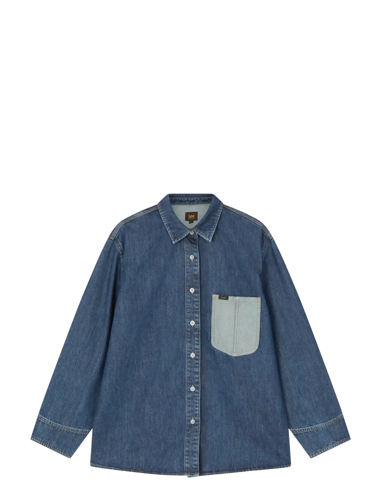 Lee Jeans OVERSIZED CHORE SHIRT - Overshirts - COLD BLUE / blue