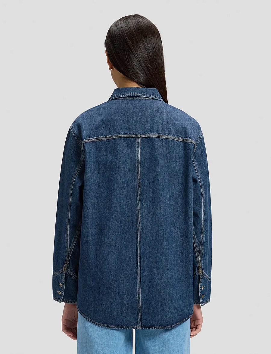Lee Jeans - OVERSIZED CHORE SHIRT - overshirts - cold blue - 2