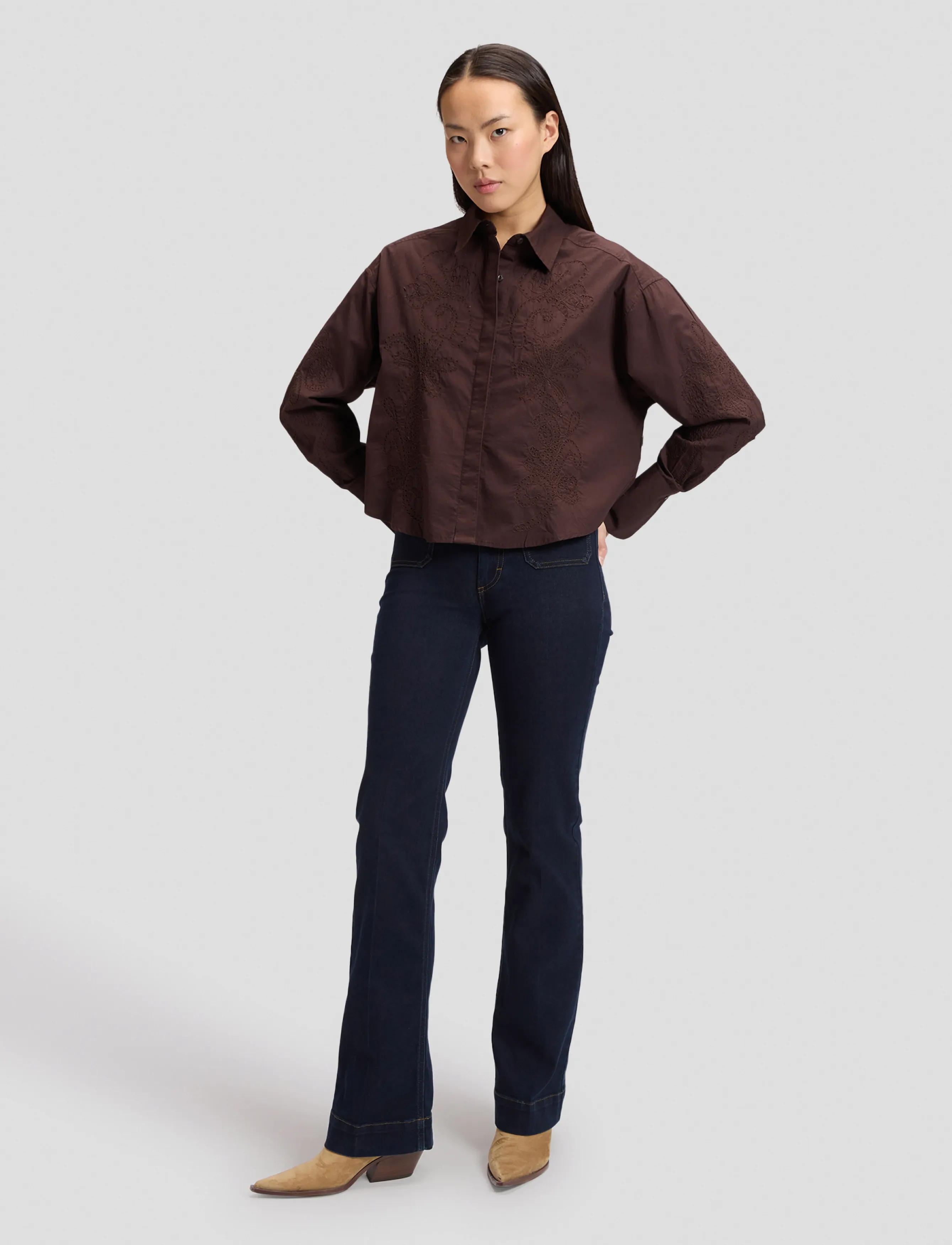 Lee Jeans - 70S LANA - schlaghosen - traces of dark - 2