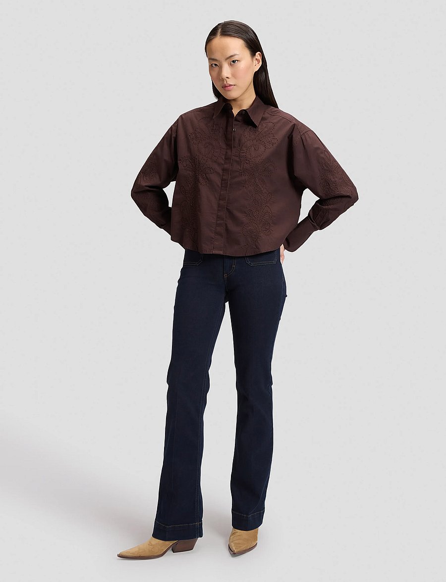 Lee Jeans - 70S LANA - schlaghosen - traces of dark - 2