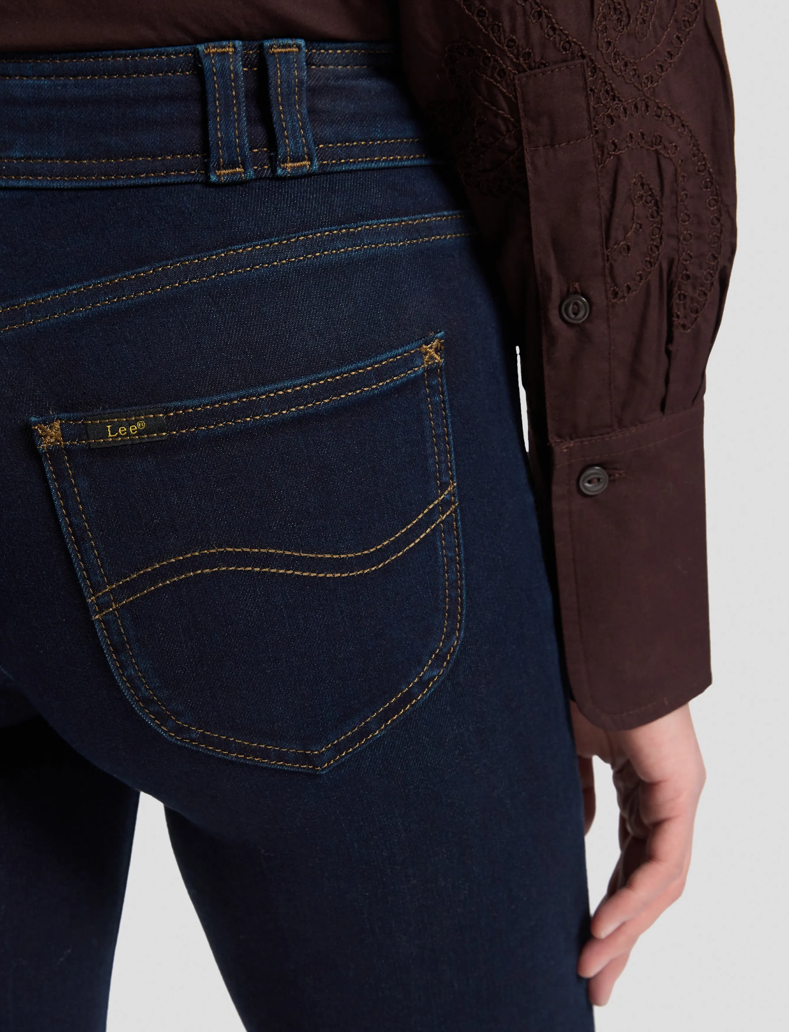 Lee Jeans - 70S LANA - schlaghosen - traces of dark - 5