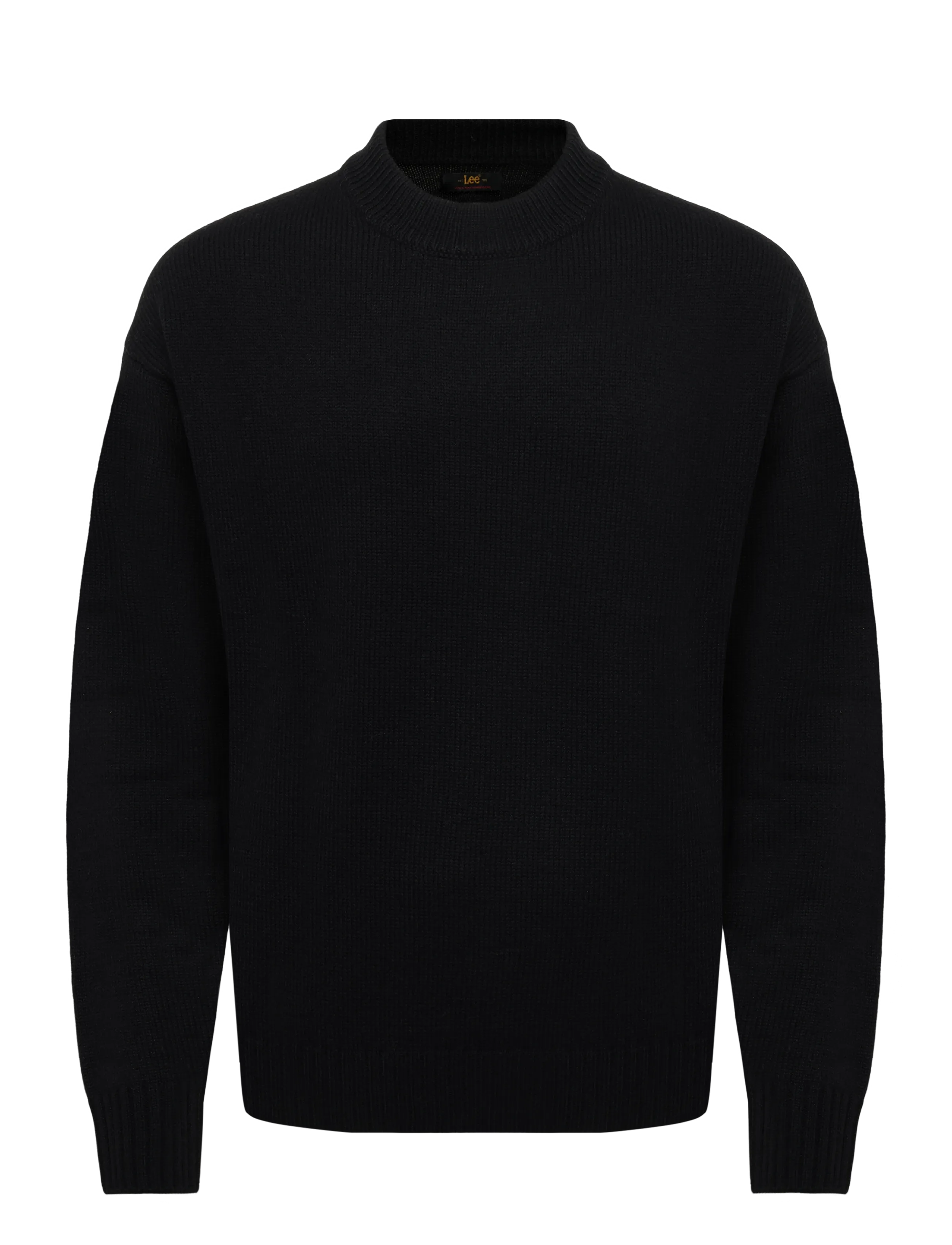 Lee Jeans RLX CREW NECK - Knitwear - BLACK / black