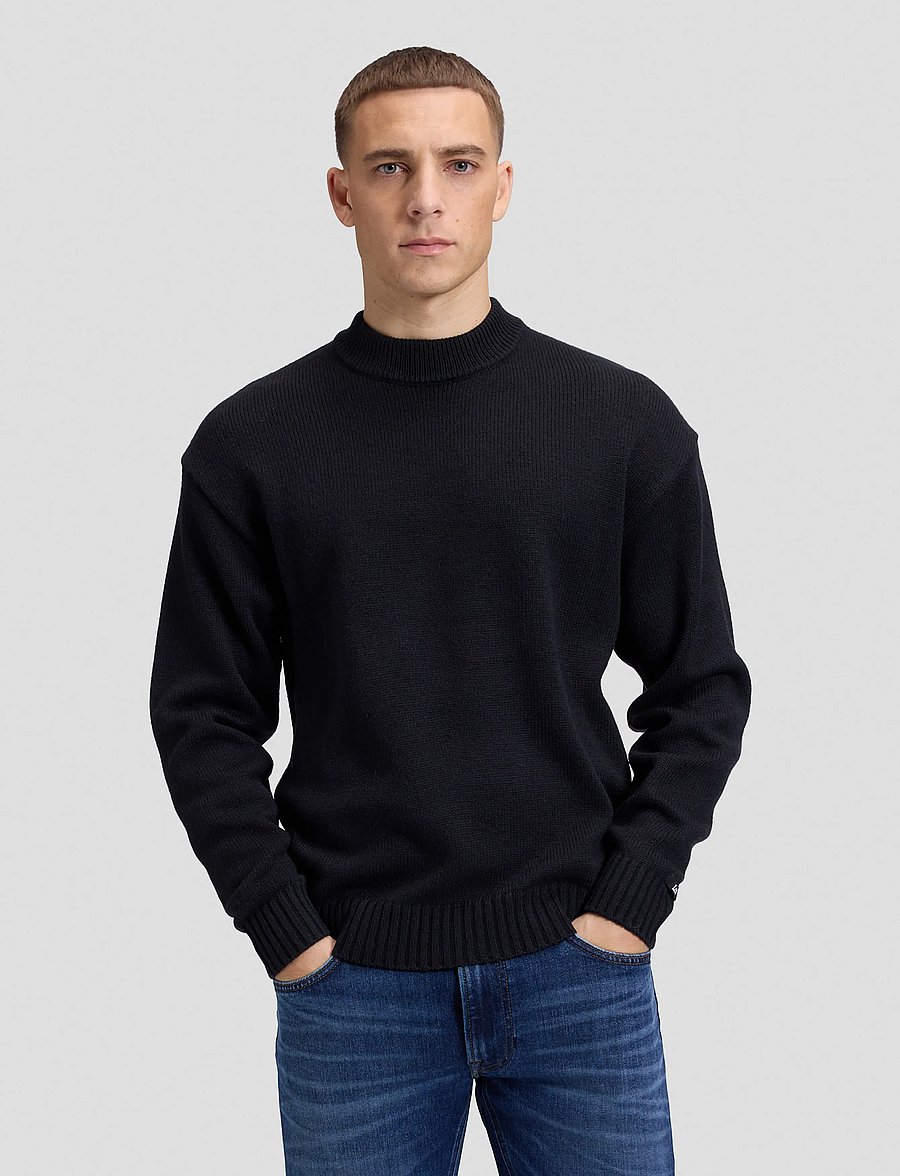 Lee Jeans - RLX CREW NECK - rundhals - black - 0