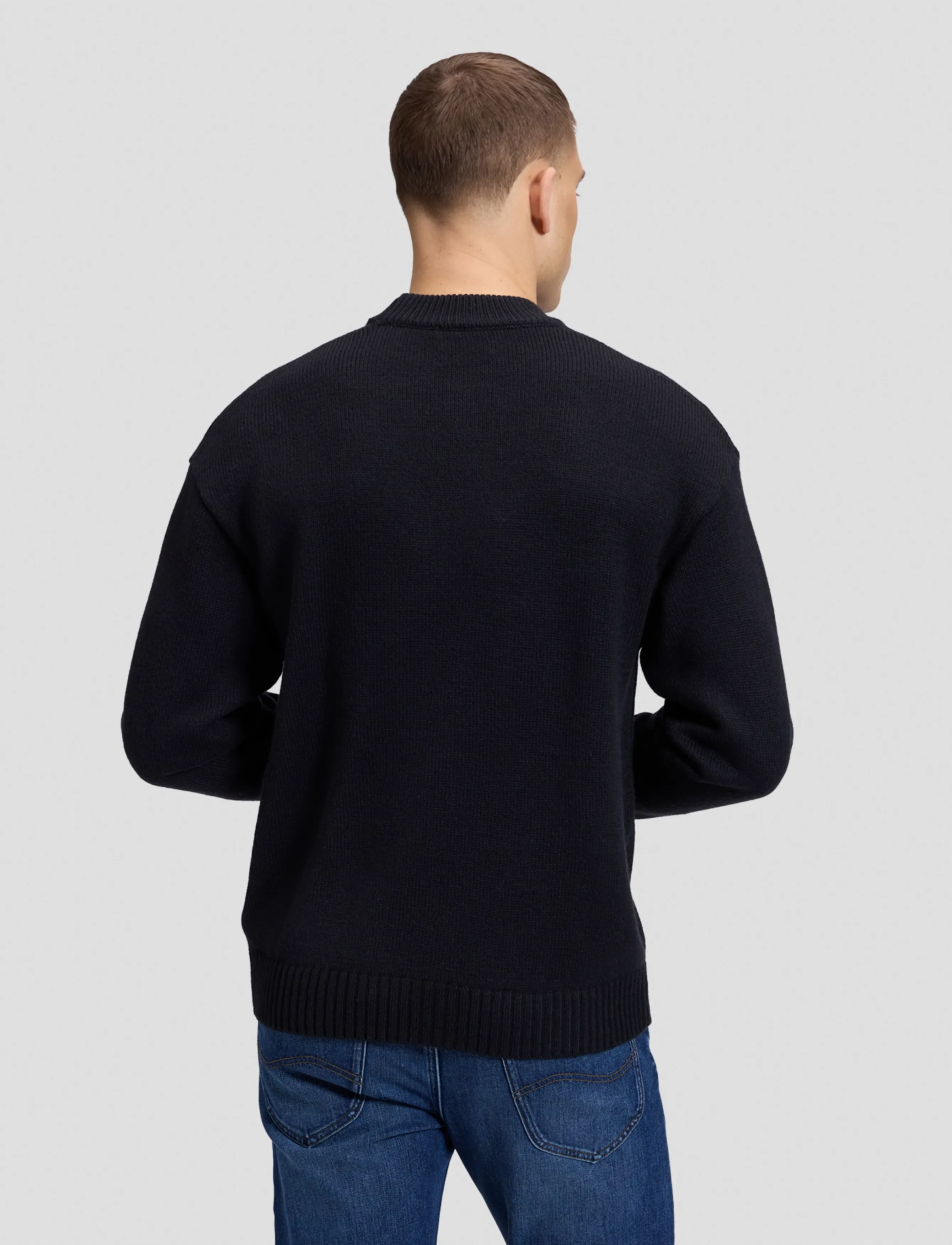 Lee Jeans - RLX CREW NECK - rundhals - black - 2