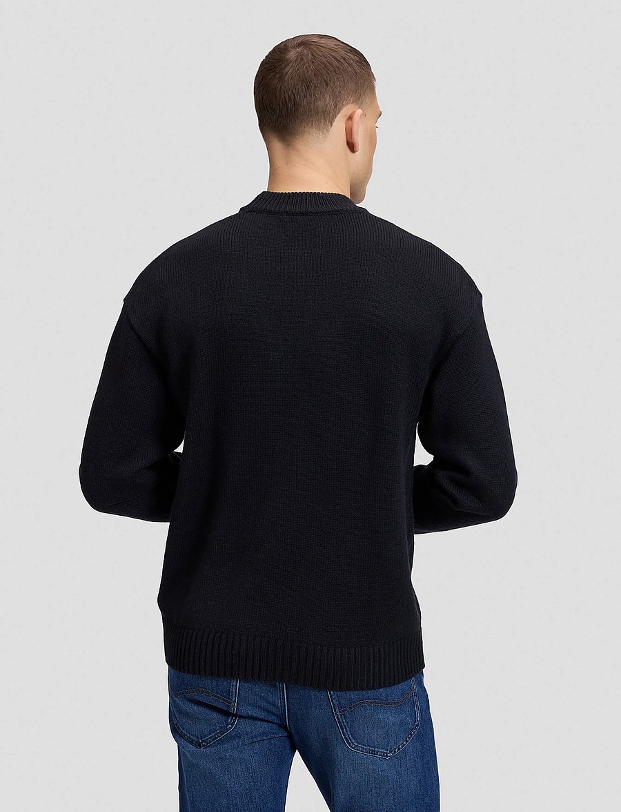 Lee Jeans - RLX CREW NECK - rundhals - black - 2