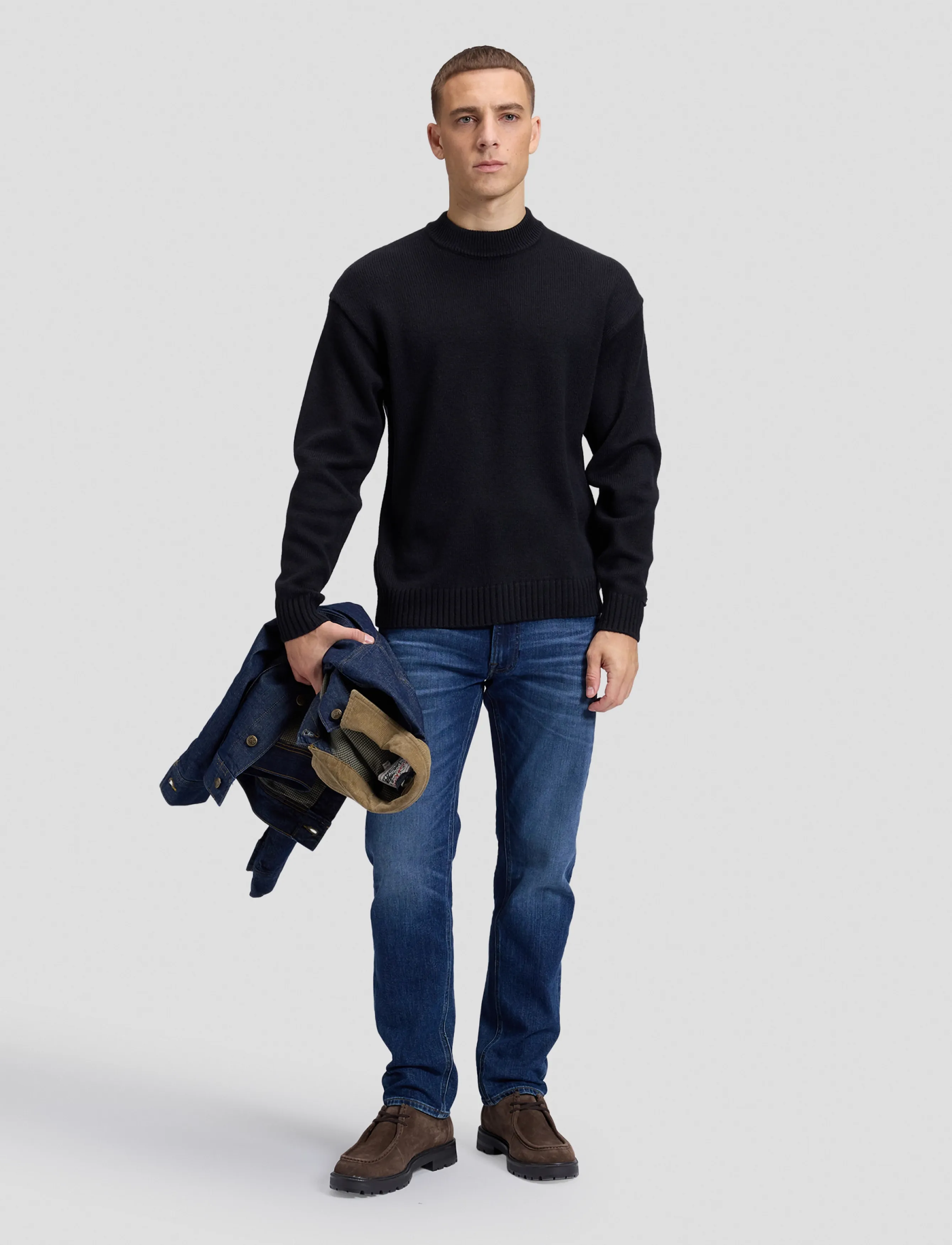 Lee Jeans - RLX CREW NECK - rundhals - black - 3