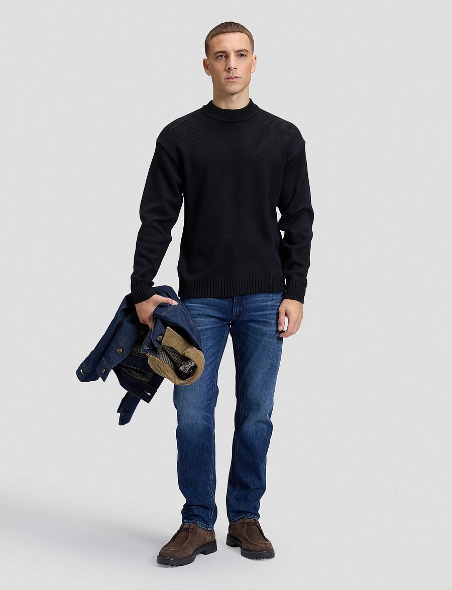 Lee Jeans - RLX CREW NECK - rundhals - black - 3