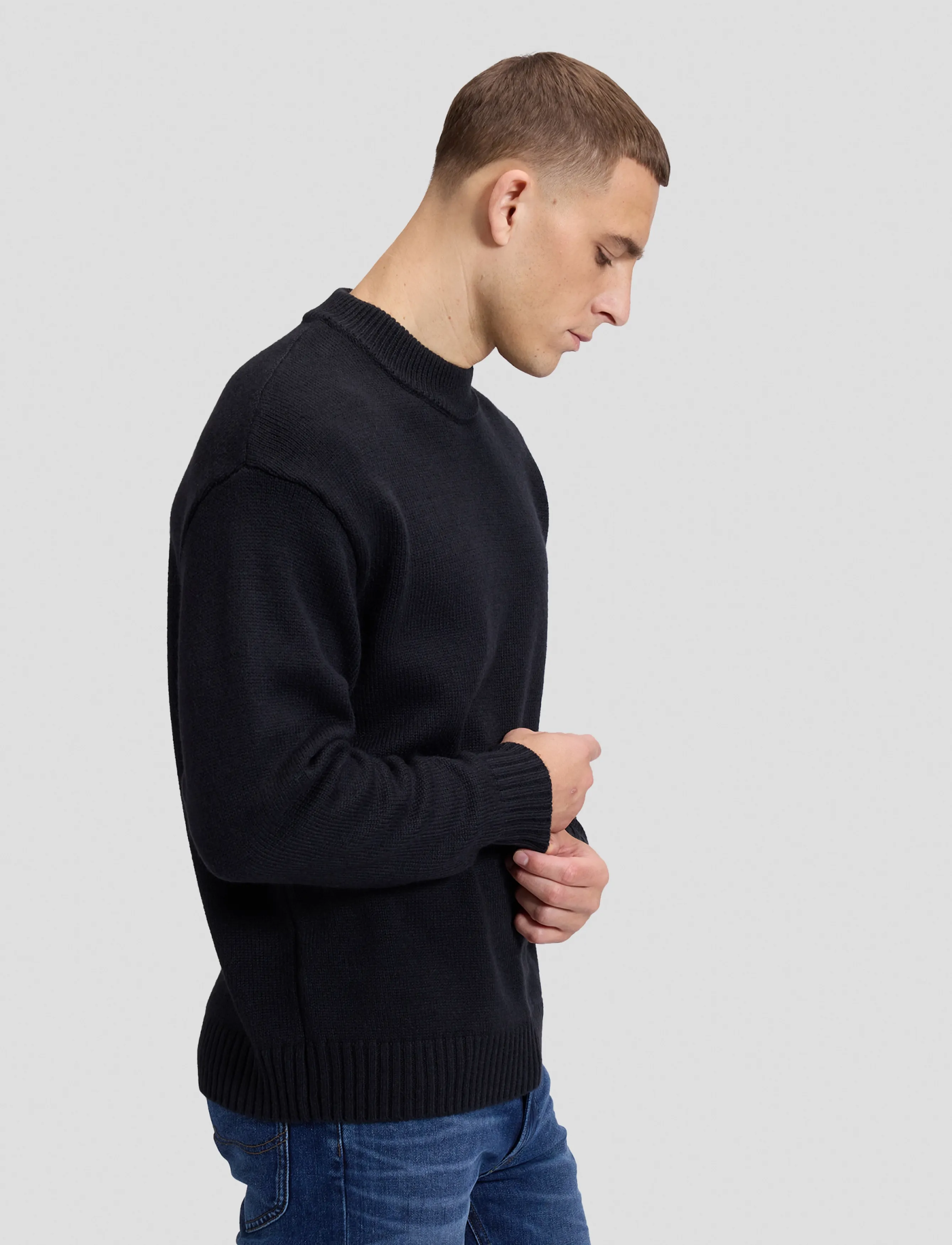 Lee Jeans - RLX CREW NECK - rundhals - black - 4