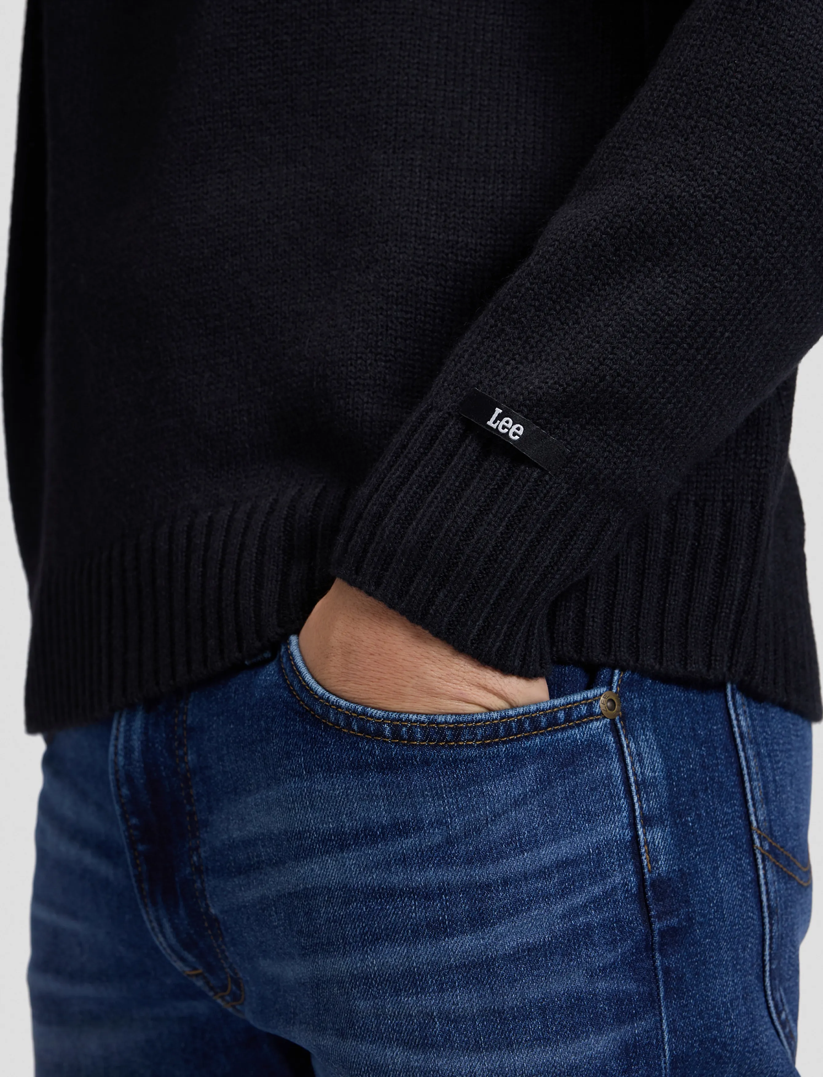 Lee Jeans - RLX CREW NECK - rundhals - black - 5