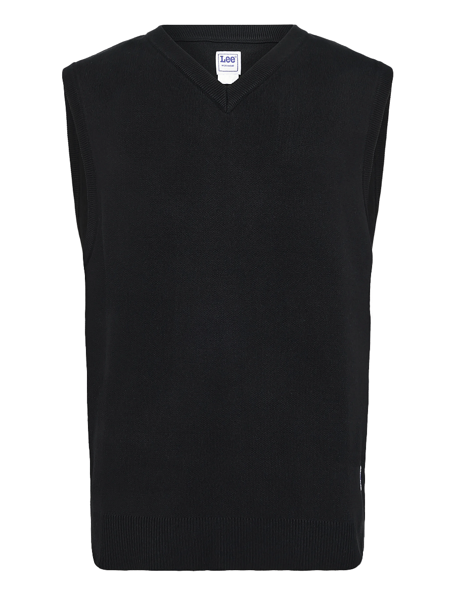Lee Jeans - WORKWEAR KNIT VEST - knitted vests - black - 1