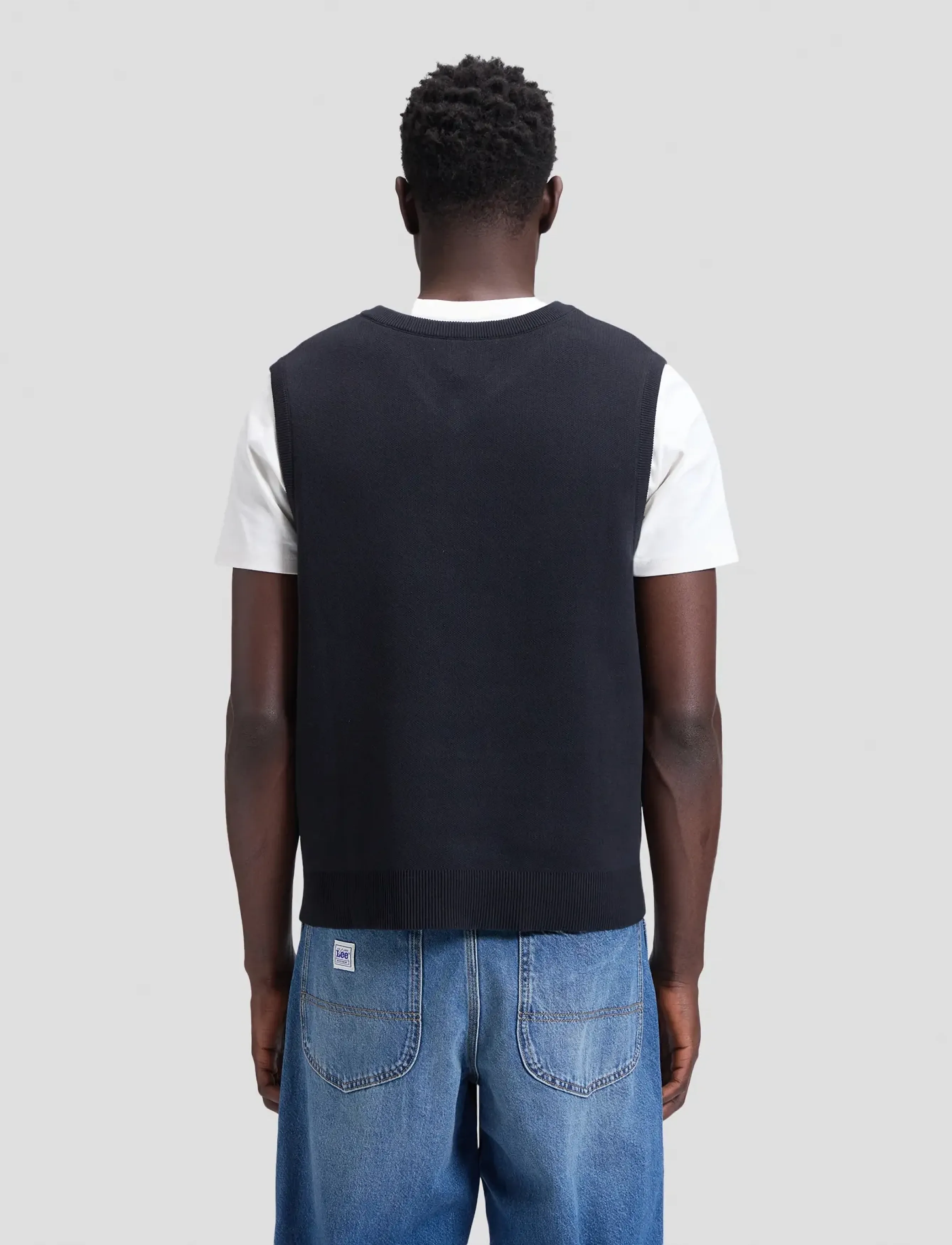 Lee Jeans - WORKWEAR KNIT VEST - black - 2