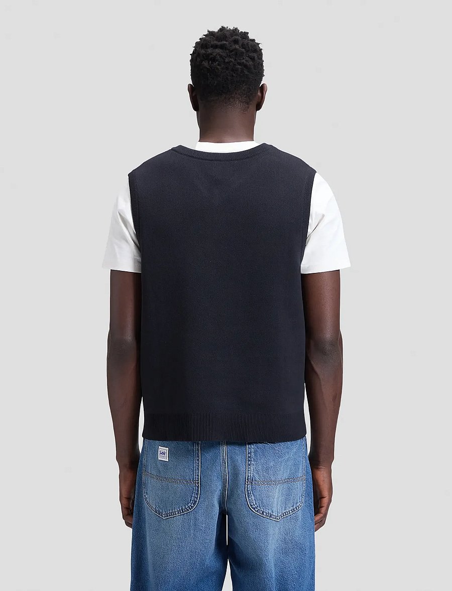 Lee Jeans - WORKWEAR KNIT VEST - black - 2