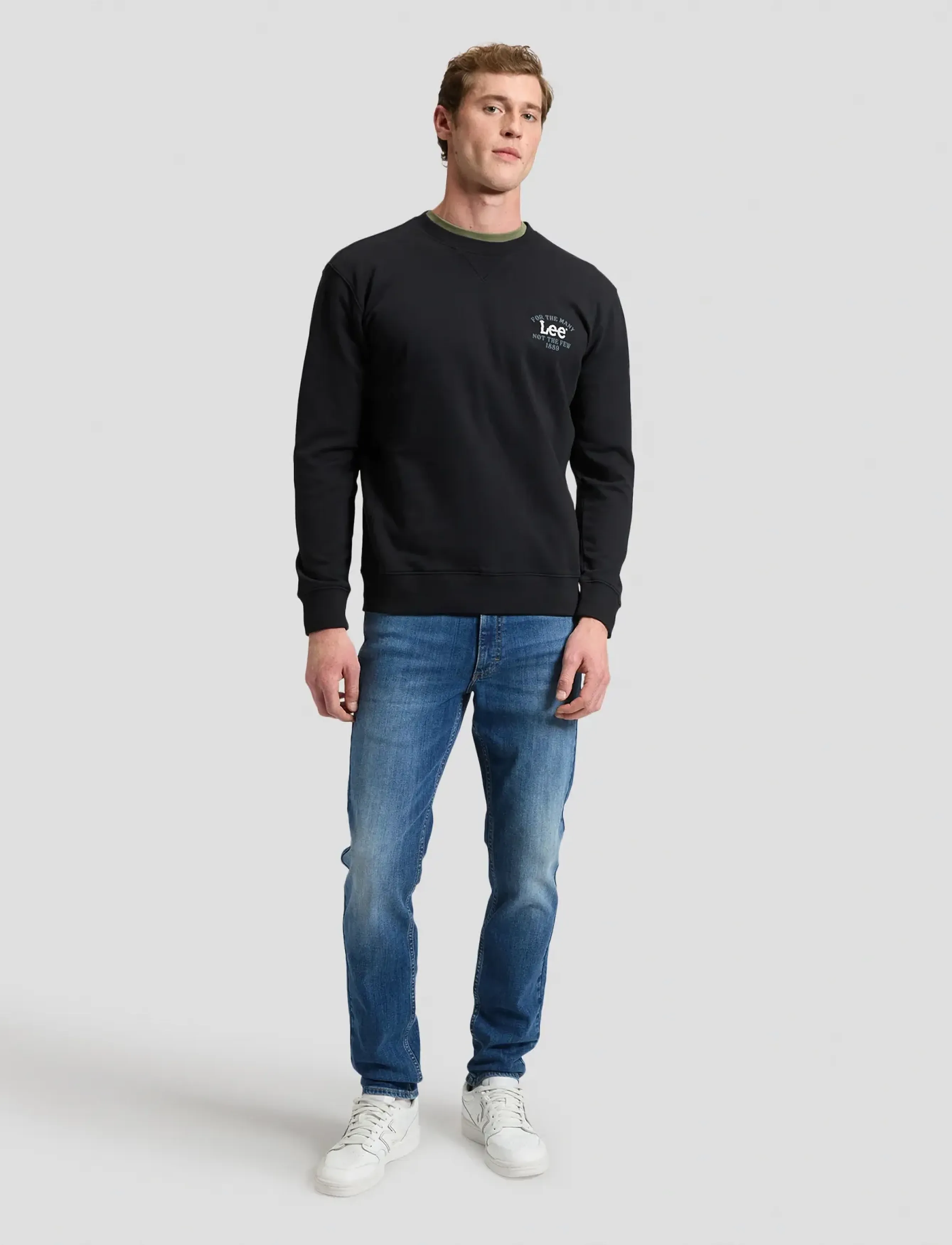 Lee Jeans - SMALL LOGO SWS - herbstersparnisse - black - 3