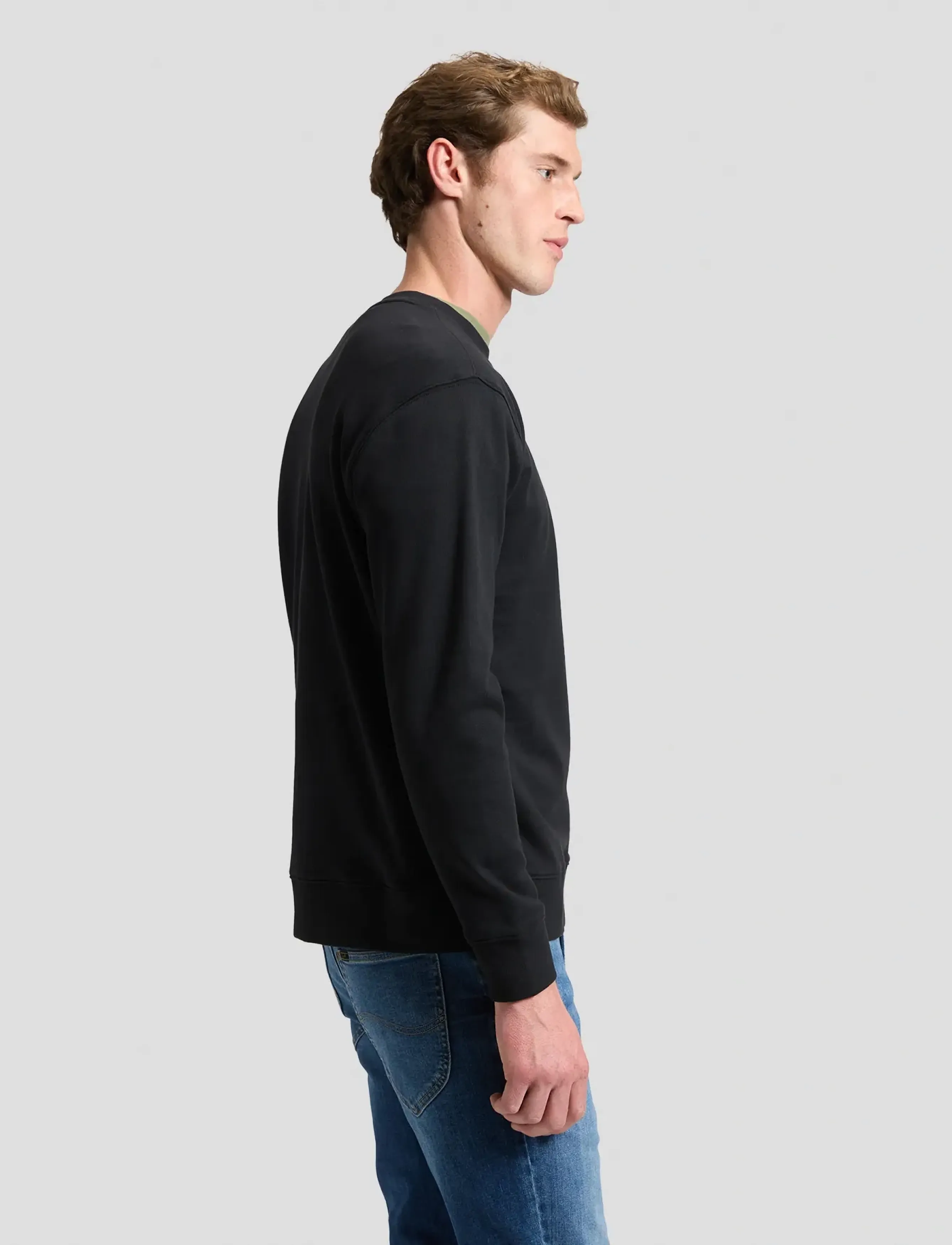 Lee Jeans - SMALL LOGO SWS - herbstersparnisse - black - 4