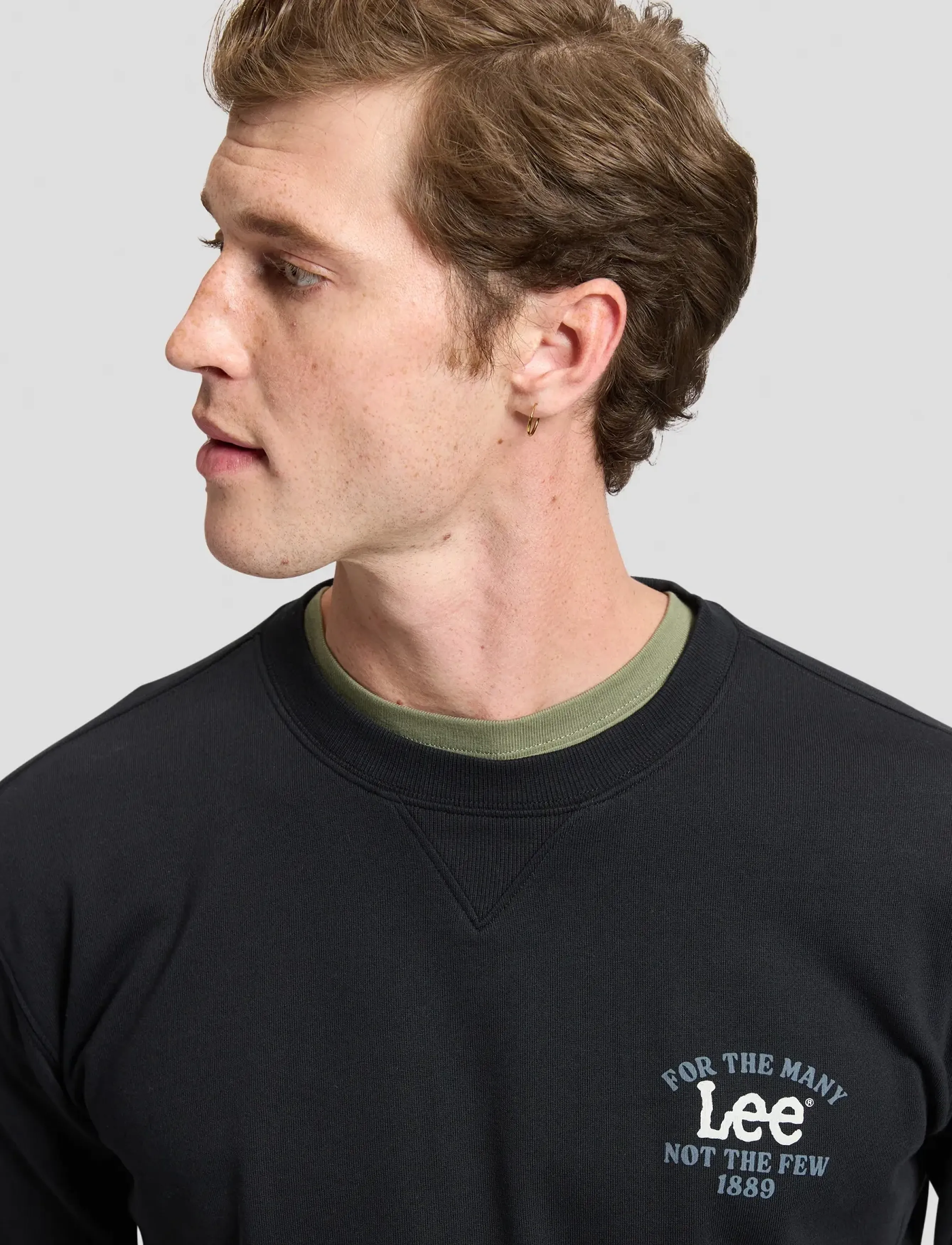 Lee Jeans - SMALL LOGO SWS - herbstersparnisse - black - 5