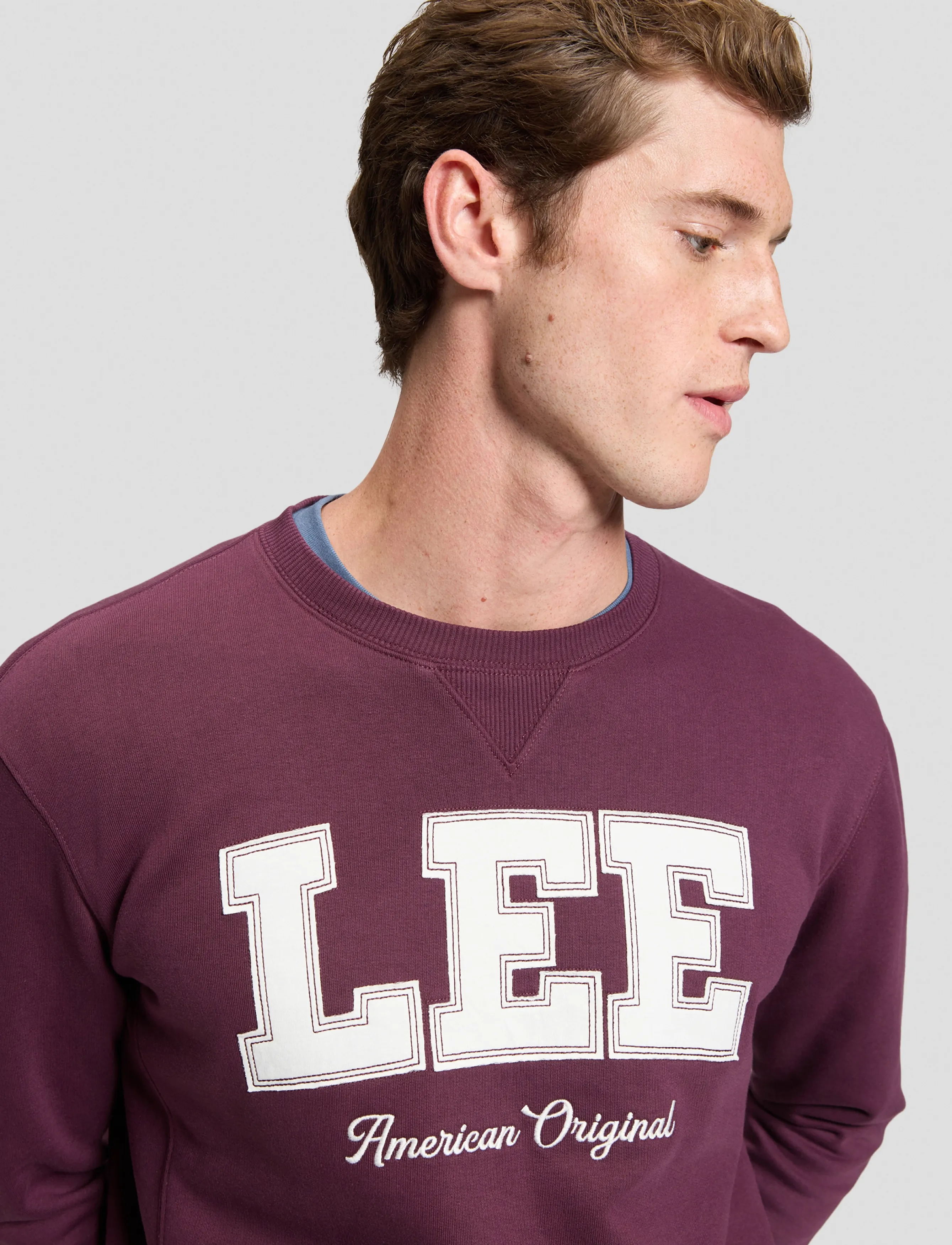 Lee Jeans - LEE ORIGINAL CREW - sweatshirts - fig - 5