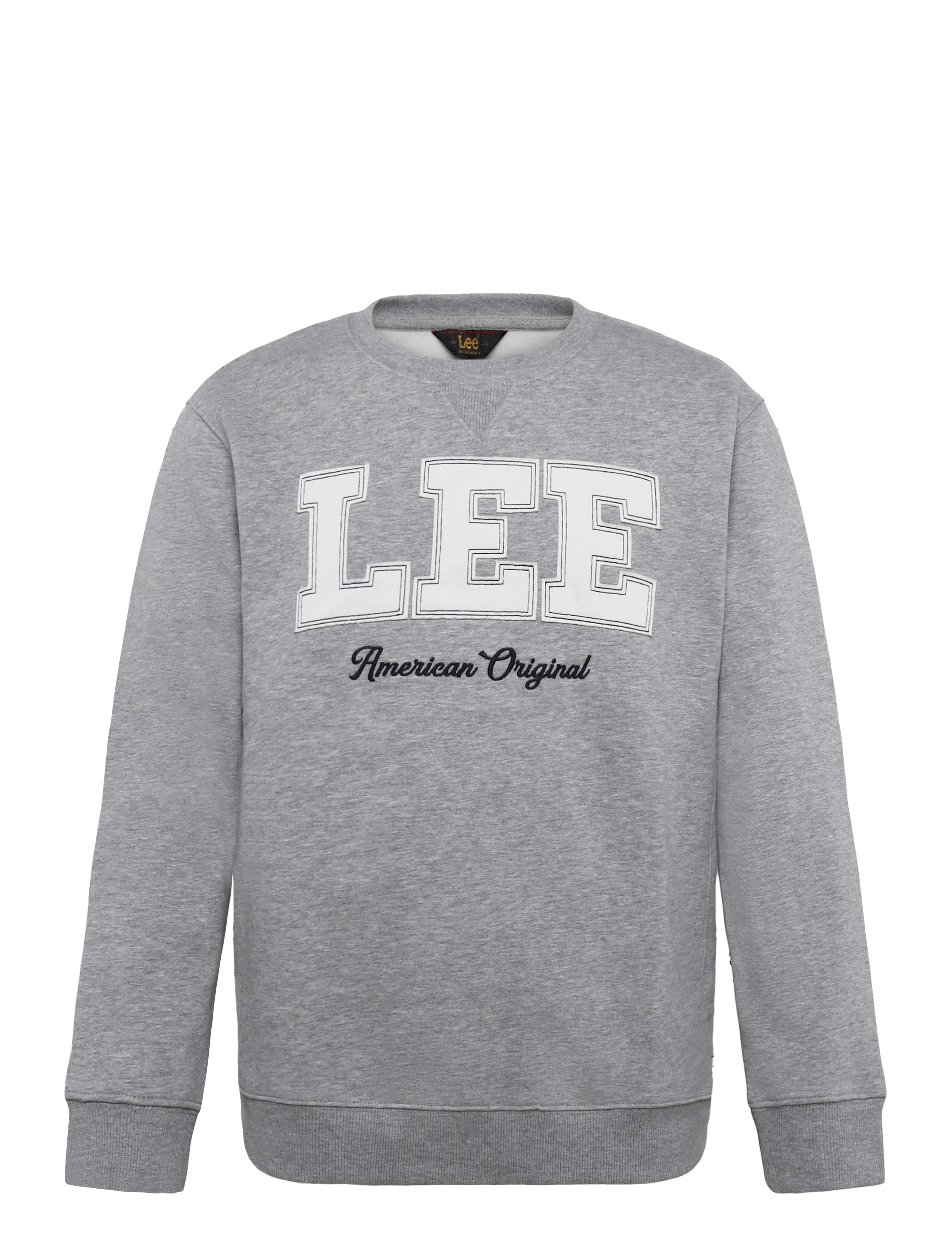 Lee Jeans - LEE ORIGINAL CREW - truien - mid grey mele - 1