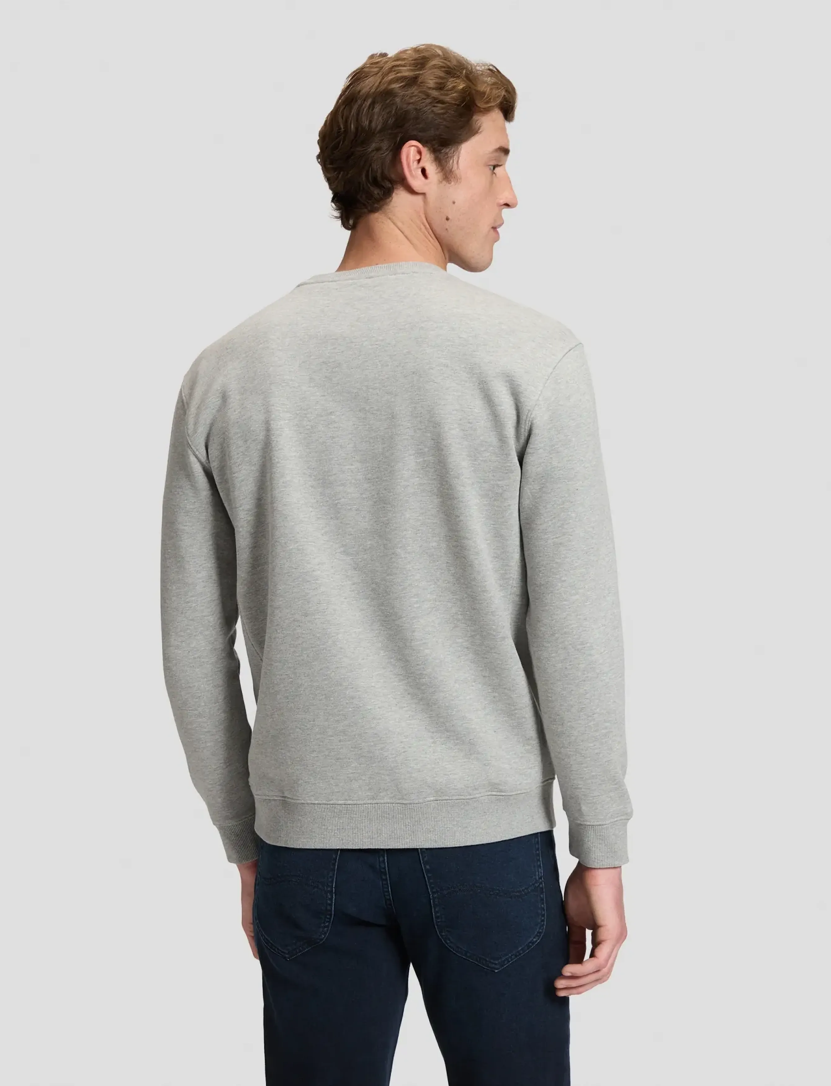 Lee Jeans - LEE ORIGINAL CREW - sweatshirts - mid grey mele - 2