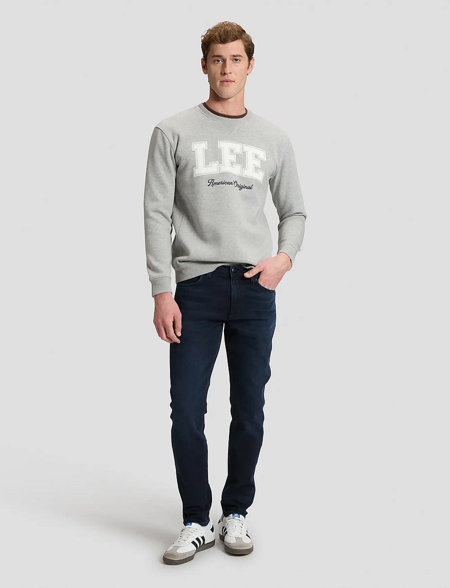 Lee Jeans - LEE ORIGINAL CREW - sweatshirts - mid grey mele - 3