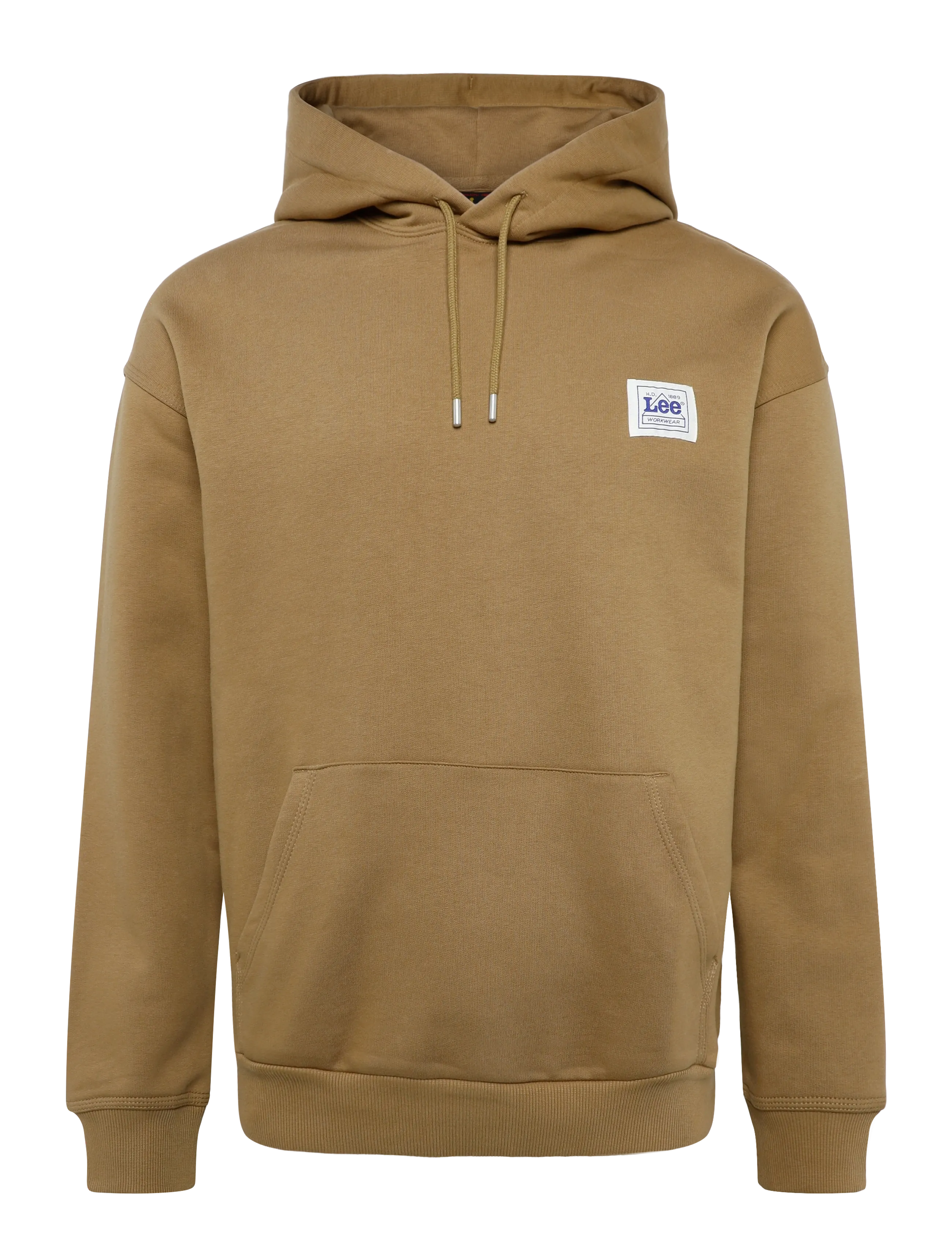 Lee Jeans - WORKWEAR HOODIE - kapuutsiga pusad - dark khaki - 1