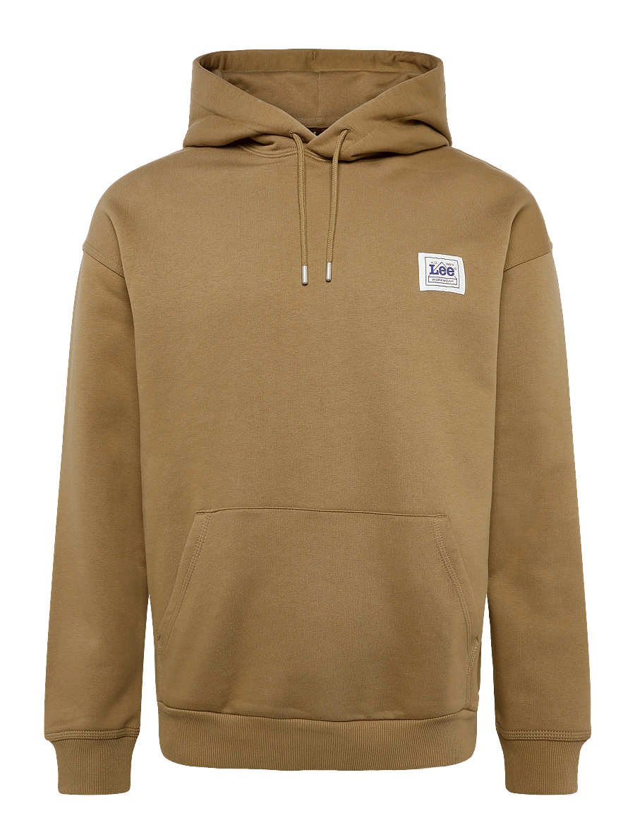 Lee Jeans - WORKWEAR HOODIE - kapuzenpullover - dark khaki - 1