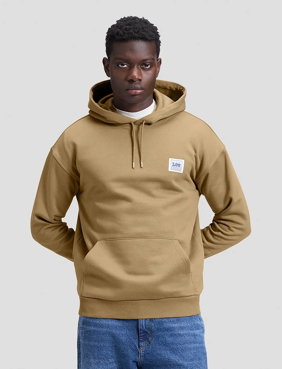 Lee Jeans - WORKWEAR HOODIE - kapuzenpullover - dark khaki - 0