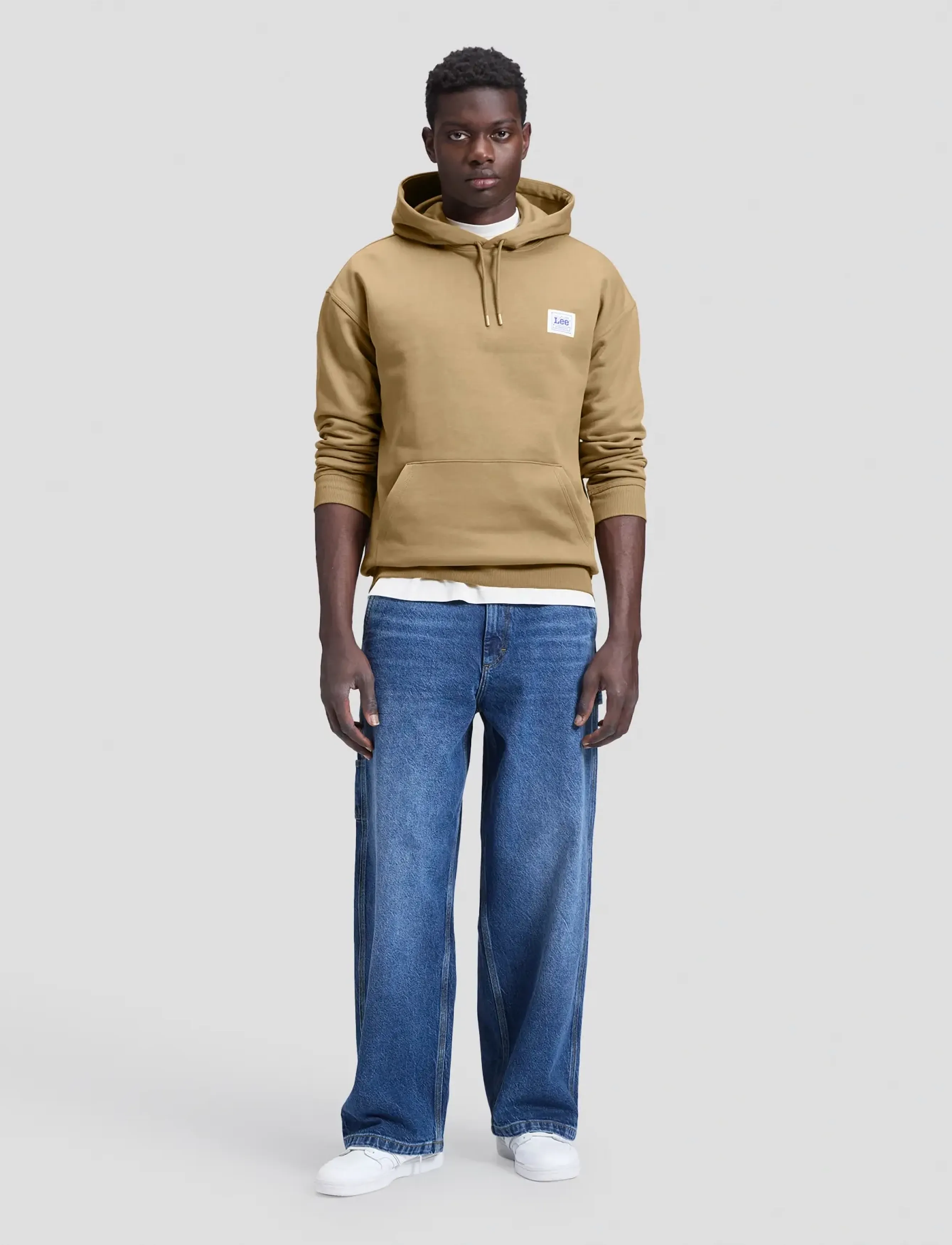 Lee Jeans - WORKWEAR HOODIE - kapuzenpullover - dark khaki - 2