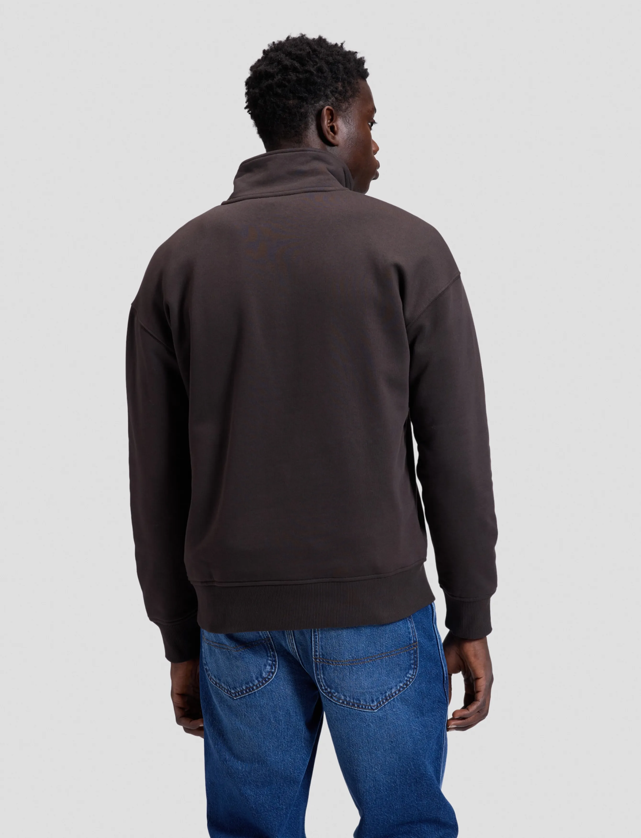 Lee Jeans - WORKWEAR HALF ZIP - chocolate torte - 2