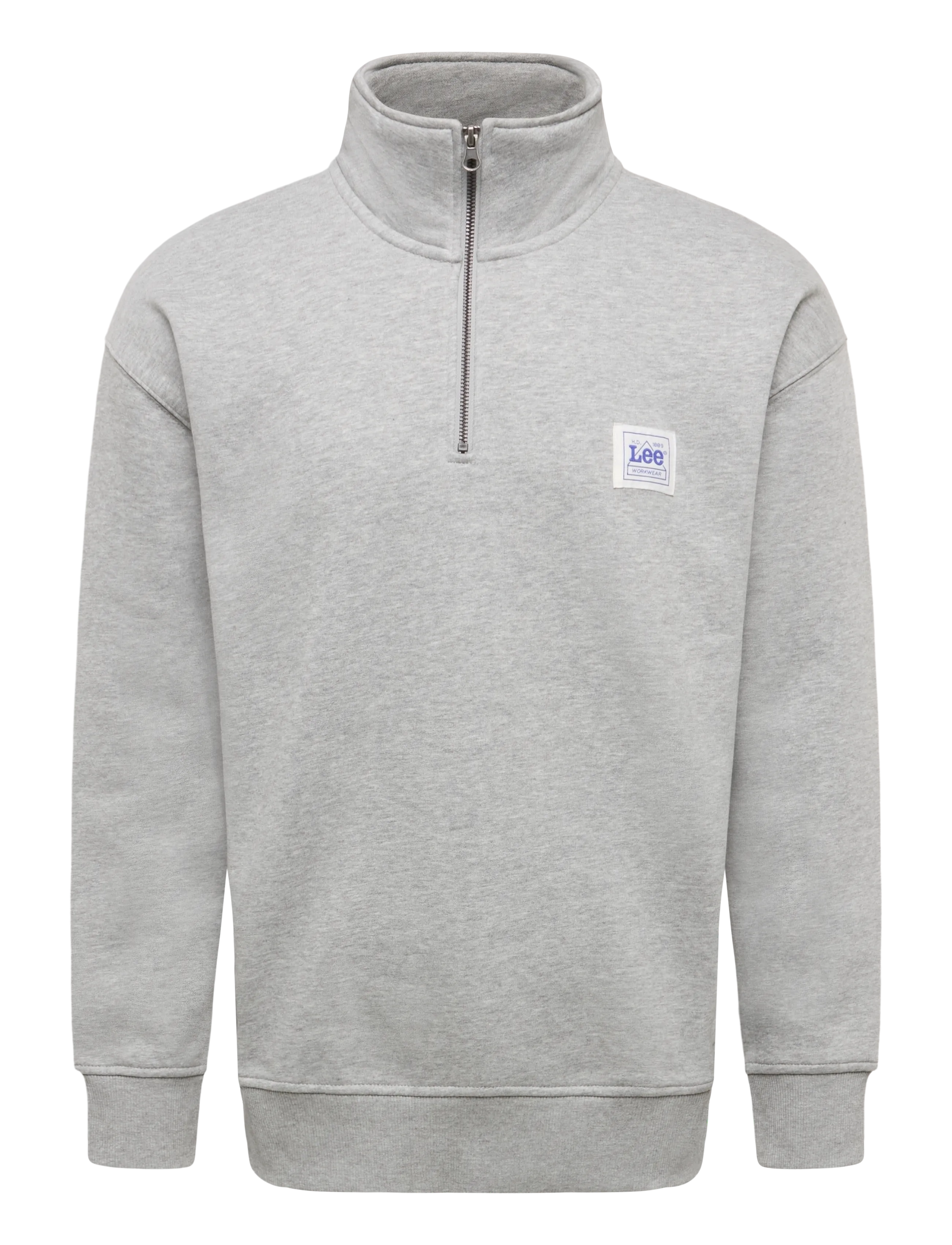 Lee Jeans WORKWEAR HALF ZIP - Knitwear - GREY MELE / grey