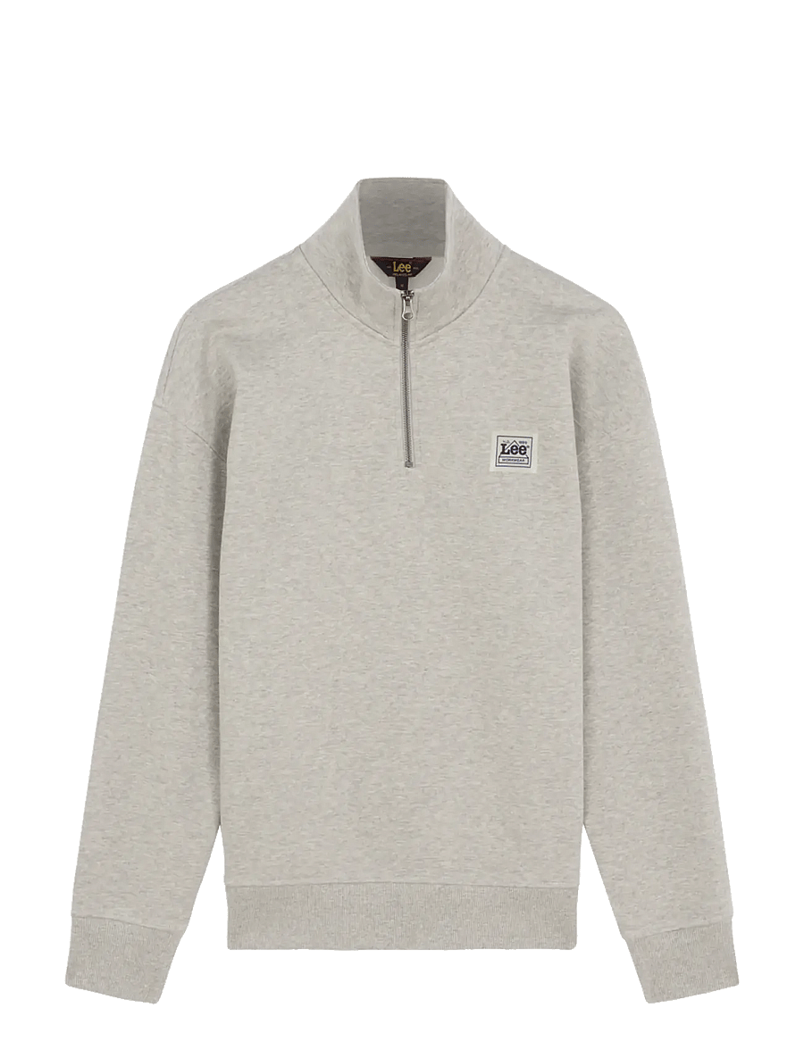 Lee Jeans - WORKWEAR HALF ZIP - halfzip strik - grey mele - 1