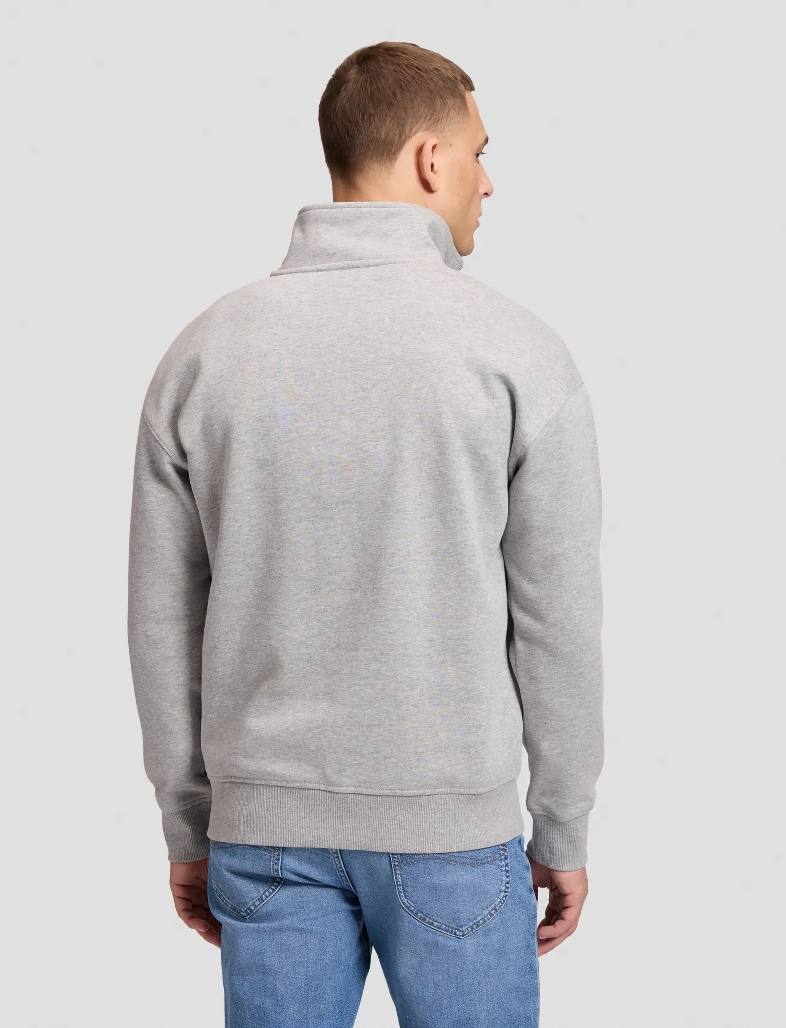 Lee Jeans - WORKWEAR HALF ZIP - halfzip strik - grey mele - 2