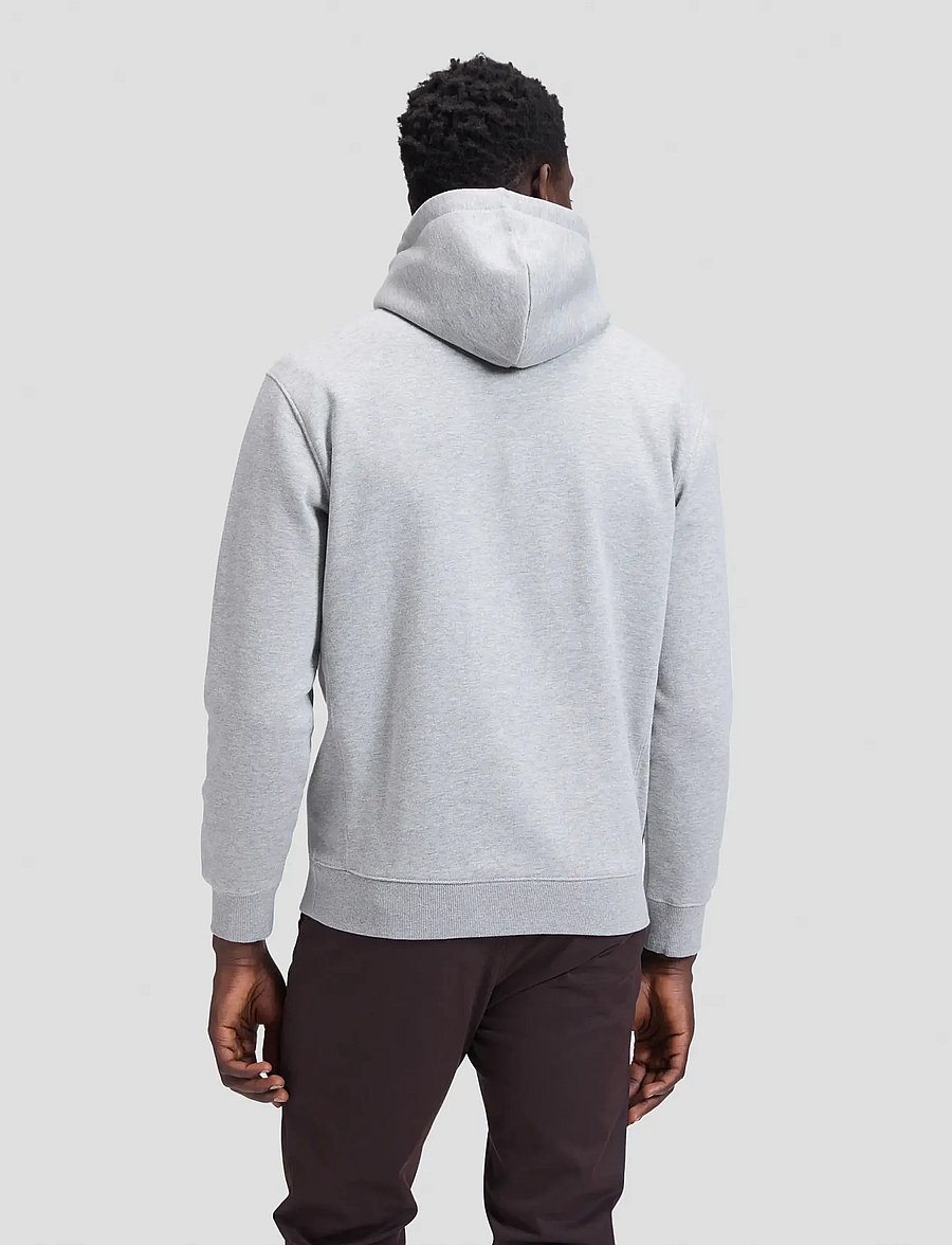 Lee Jeans - VARSITY HOODIE - hoodies - mid grey mele - 2