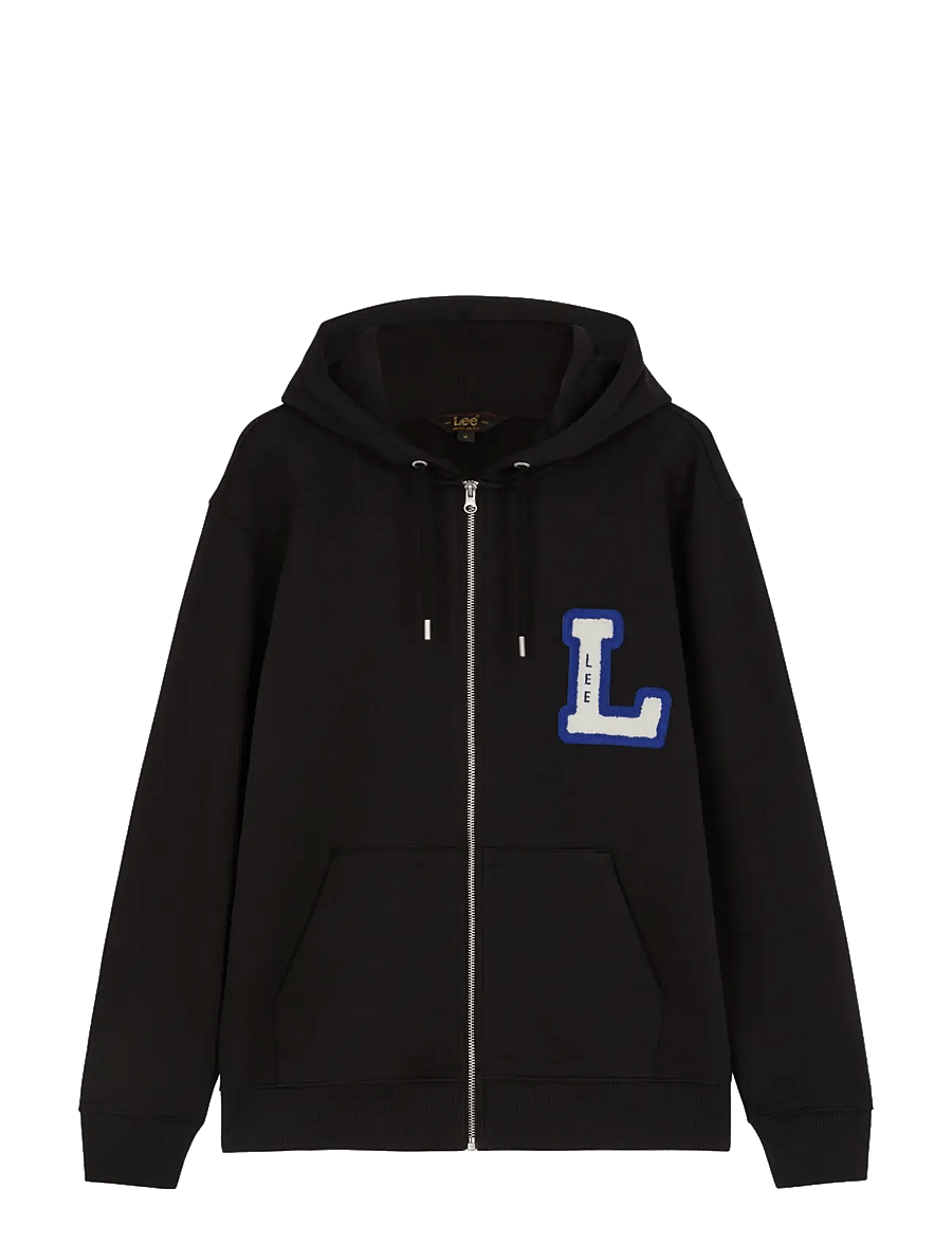 Lee Jeans - VARSITY FULL ZIP - collegejakker - black - 1