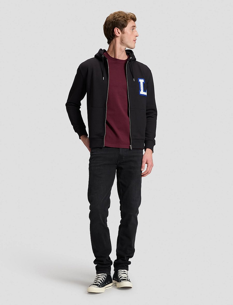 Lee Jeans - VARSITY FULL ZIP - collegejakker - black - 3